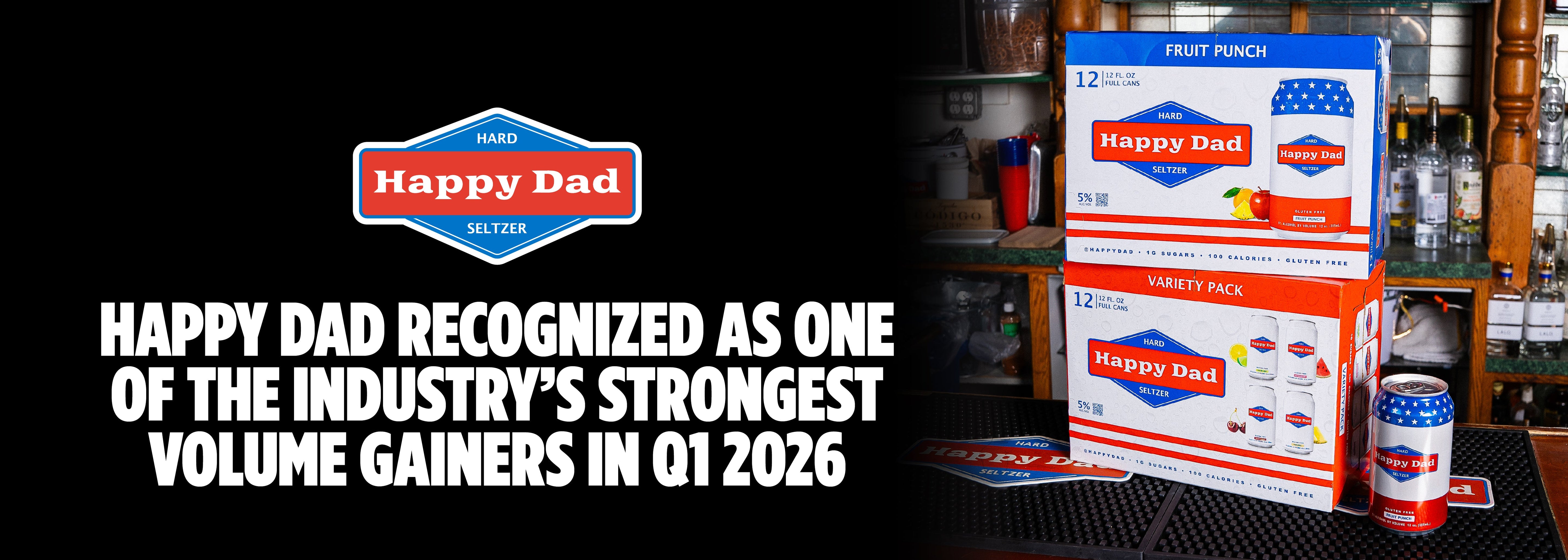 Happy Dad Recognized as One of the Industry’s Strongest Volume Gainers in Q1 2026