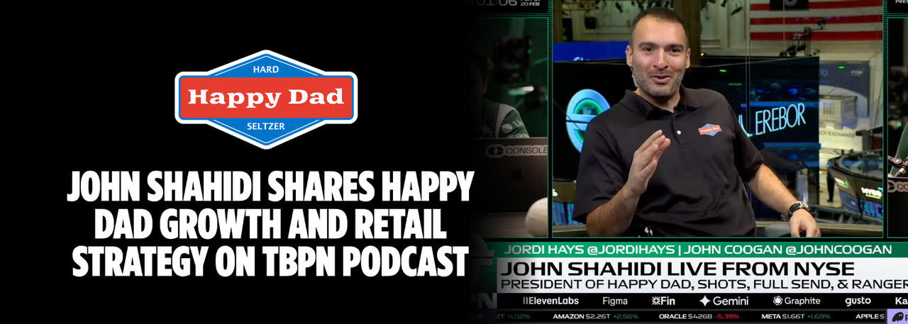 John Shahidi Shares Happy Dad Growth and Retail Strategy on TBPN Podcast
