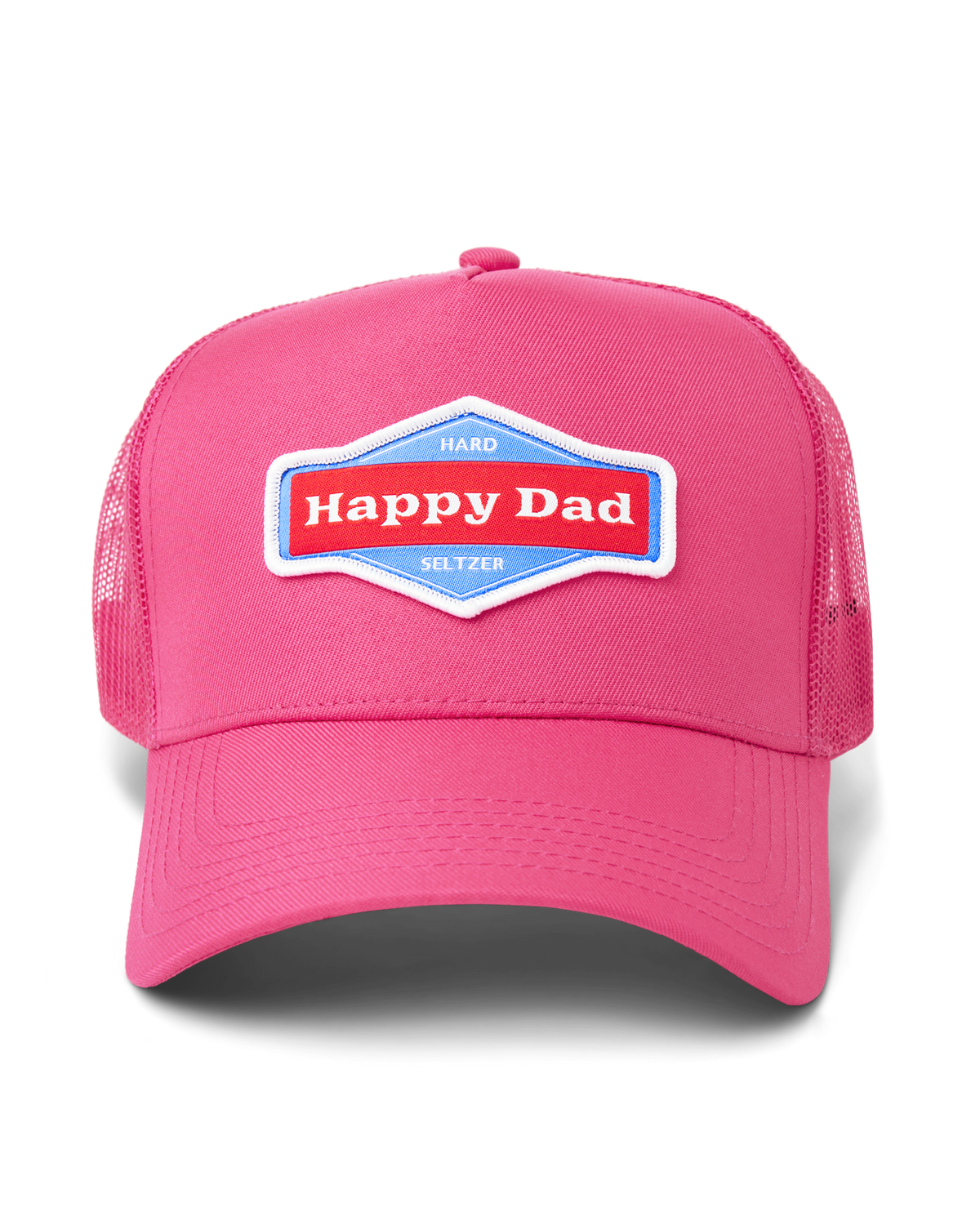 Happy Dad Classic Trucker Hat (Pink)
