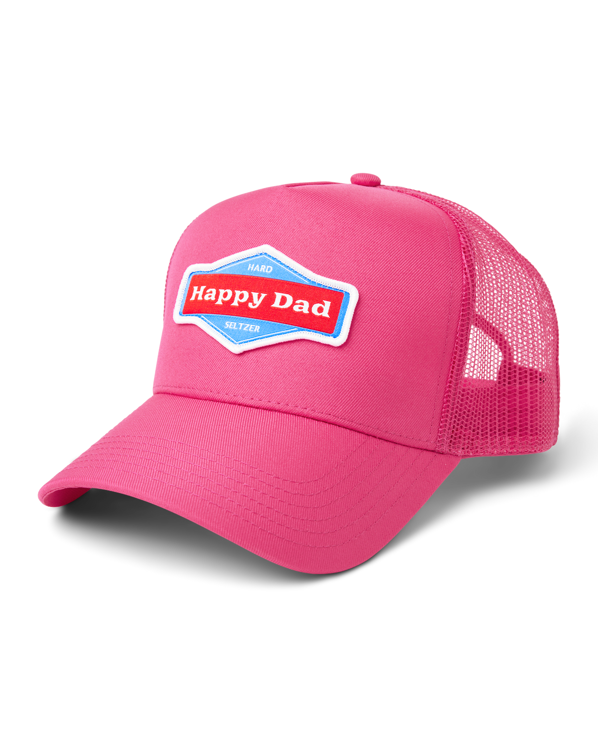 Happy Dad Classic Trucker Hat (Pink)