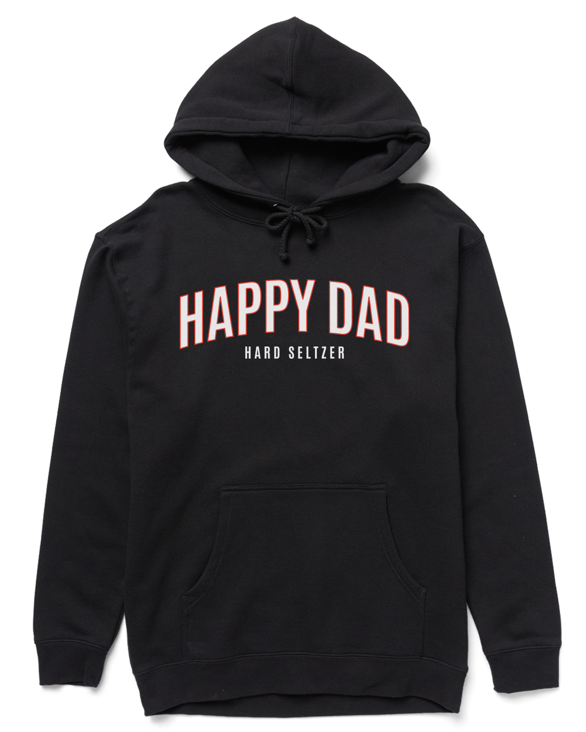 Happy Dad Arch Hoodie (Black)