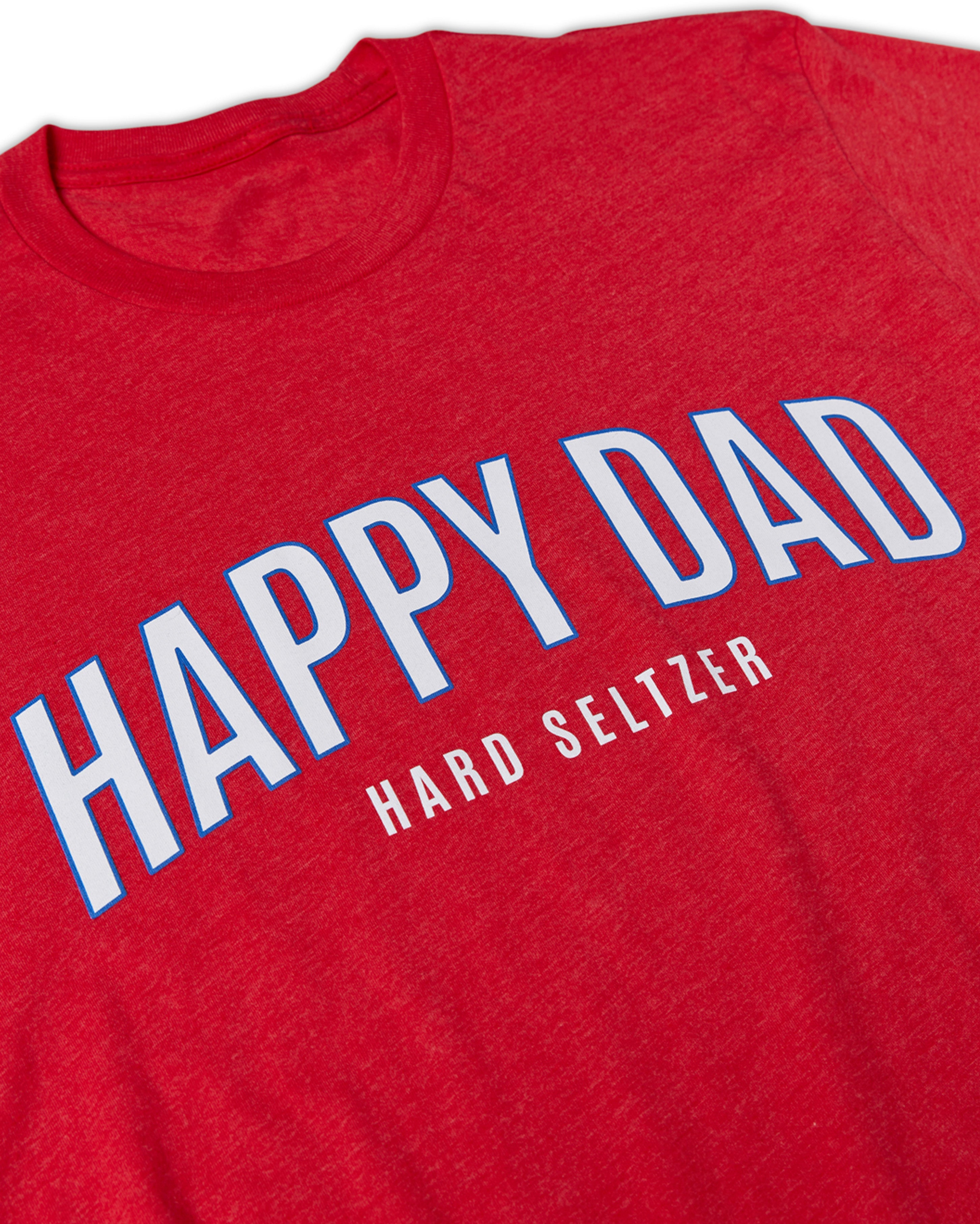 Happy Dad Arch Tee (Red)
