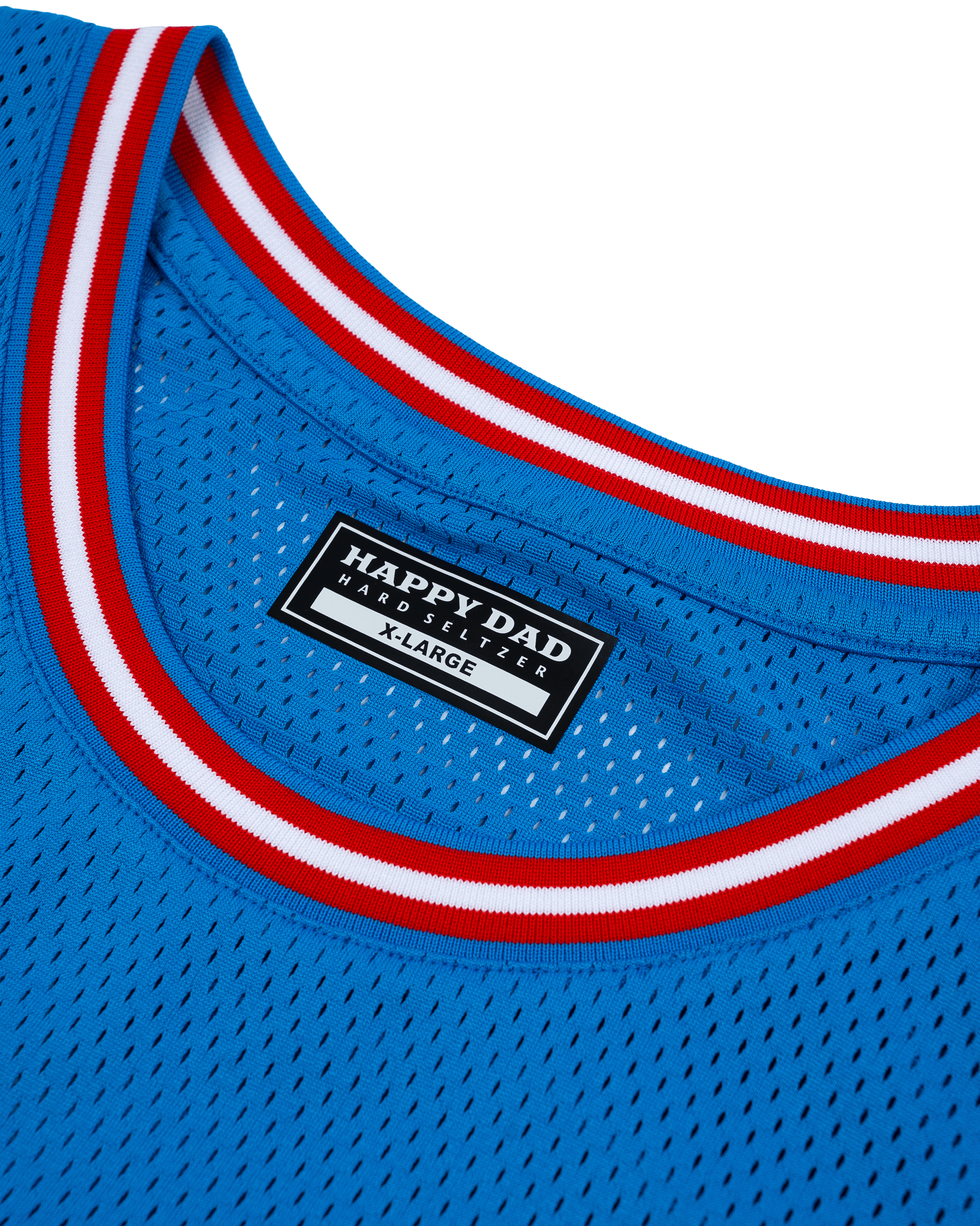 Happy Dad Basketball Jersey (Blue)