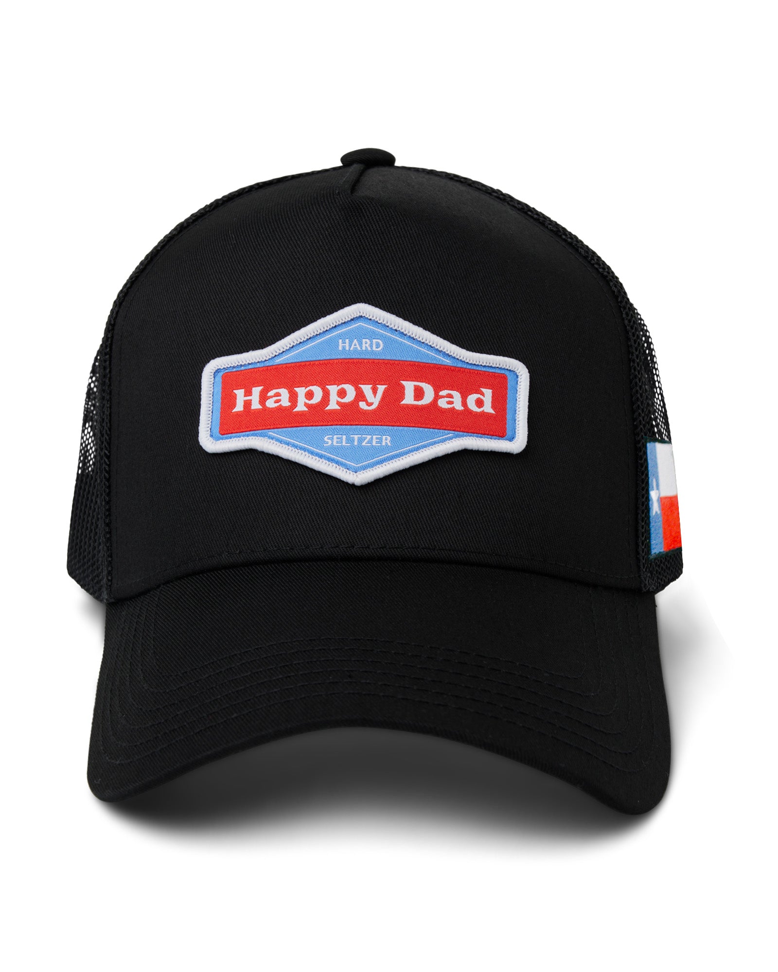 Texas Happy Dad Trucker Hat (Black)