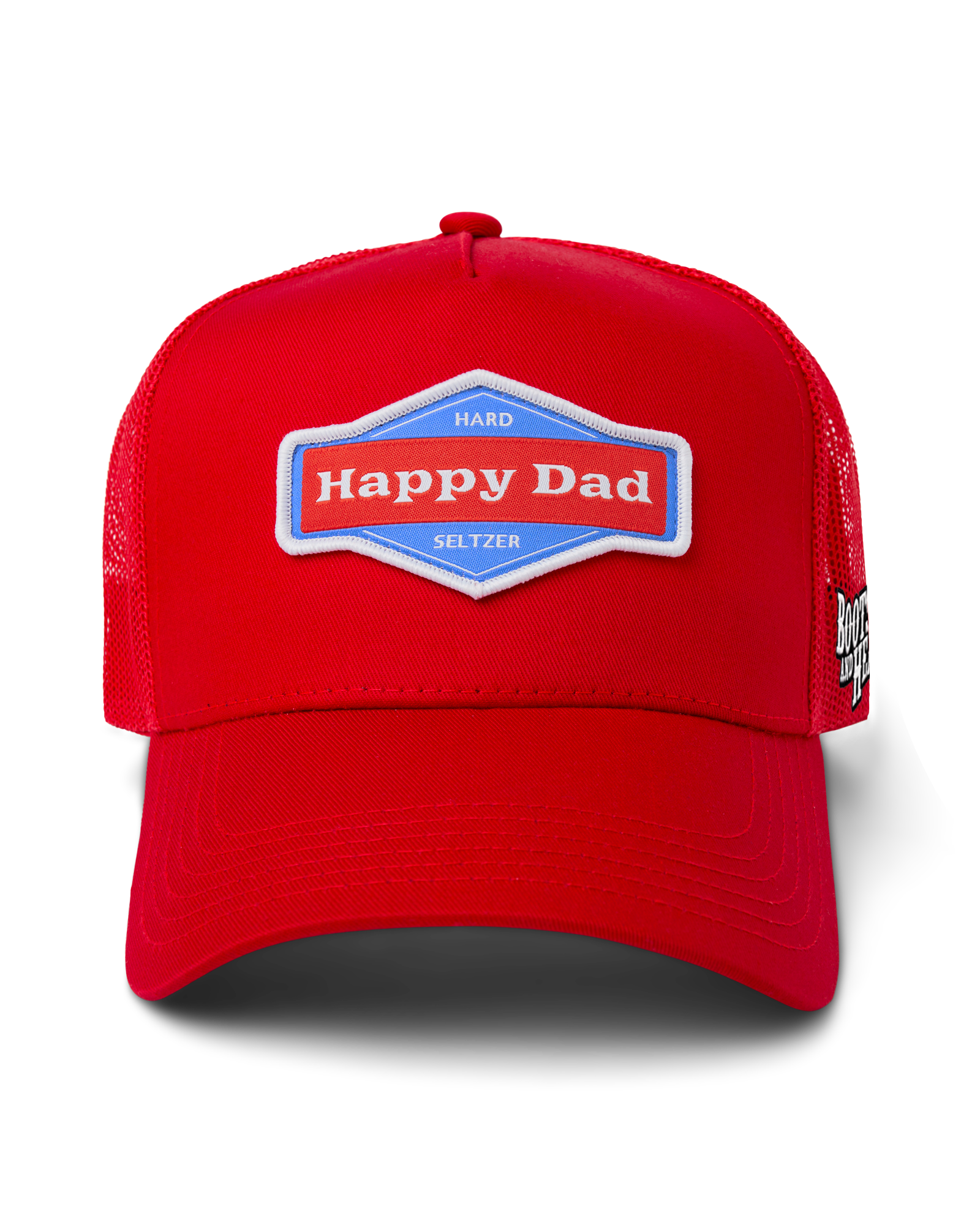 Happy Dad x Boots & Hearts Classic Trucker 2026 (Red)