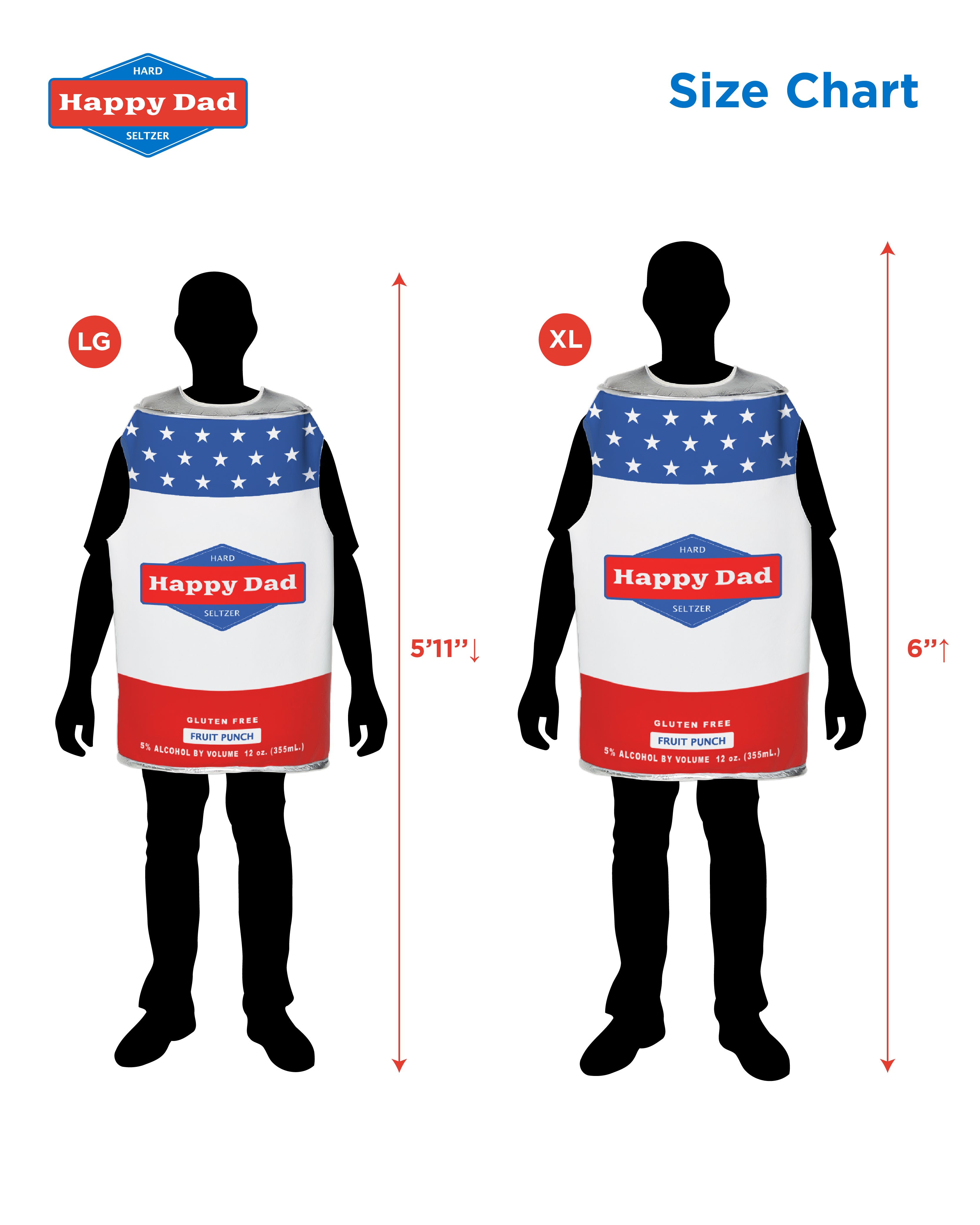 Happy Dad Halloween Can Costume (Fruit Punch)