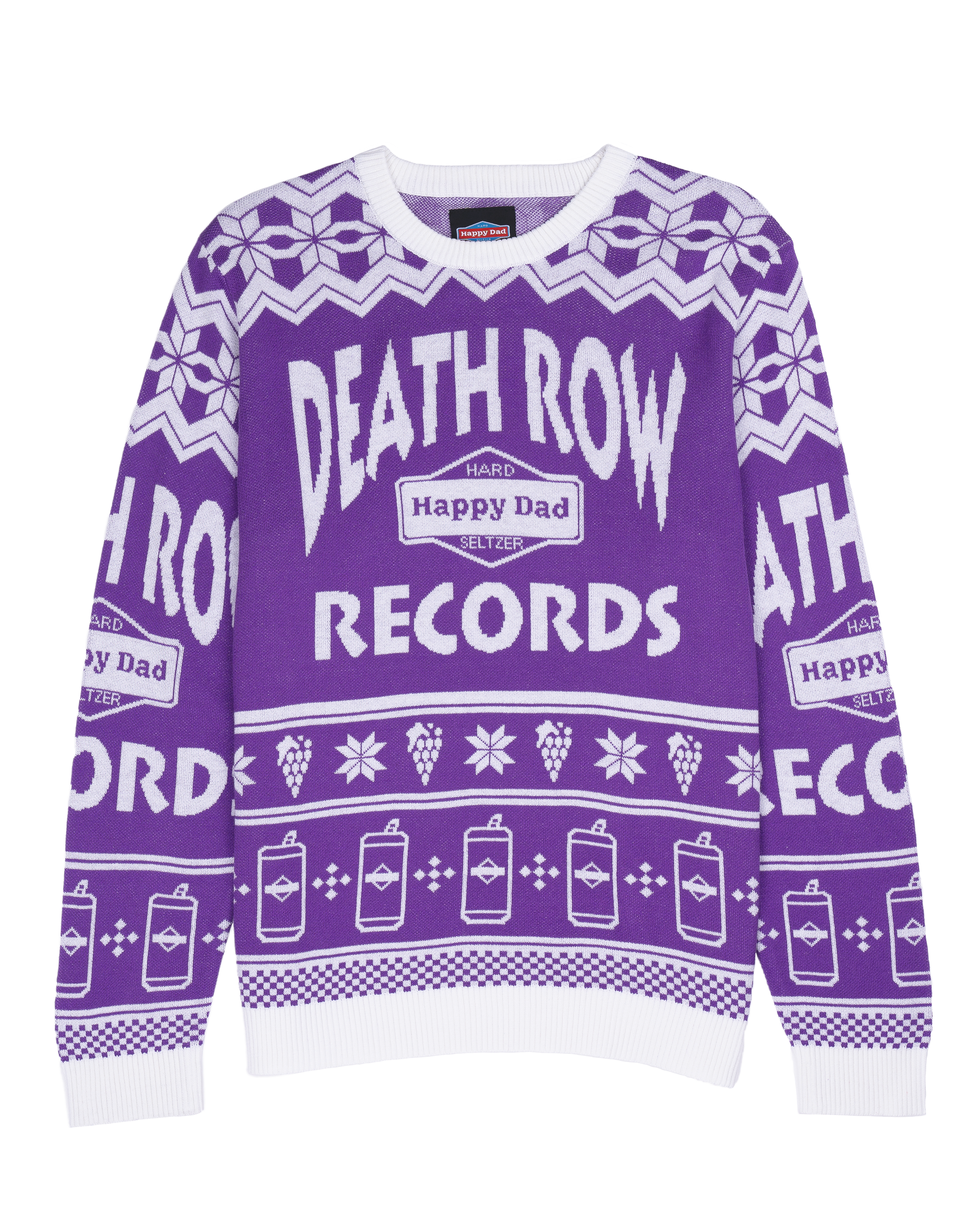 Happy Dad x Death Row Ugly Sweater (Purple)