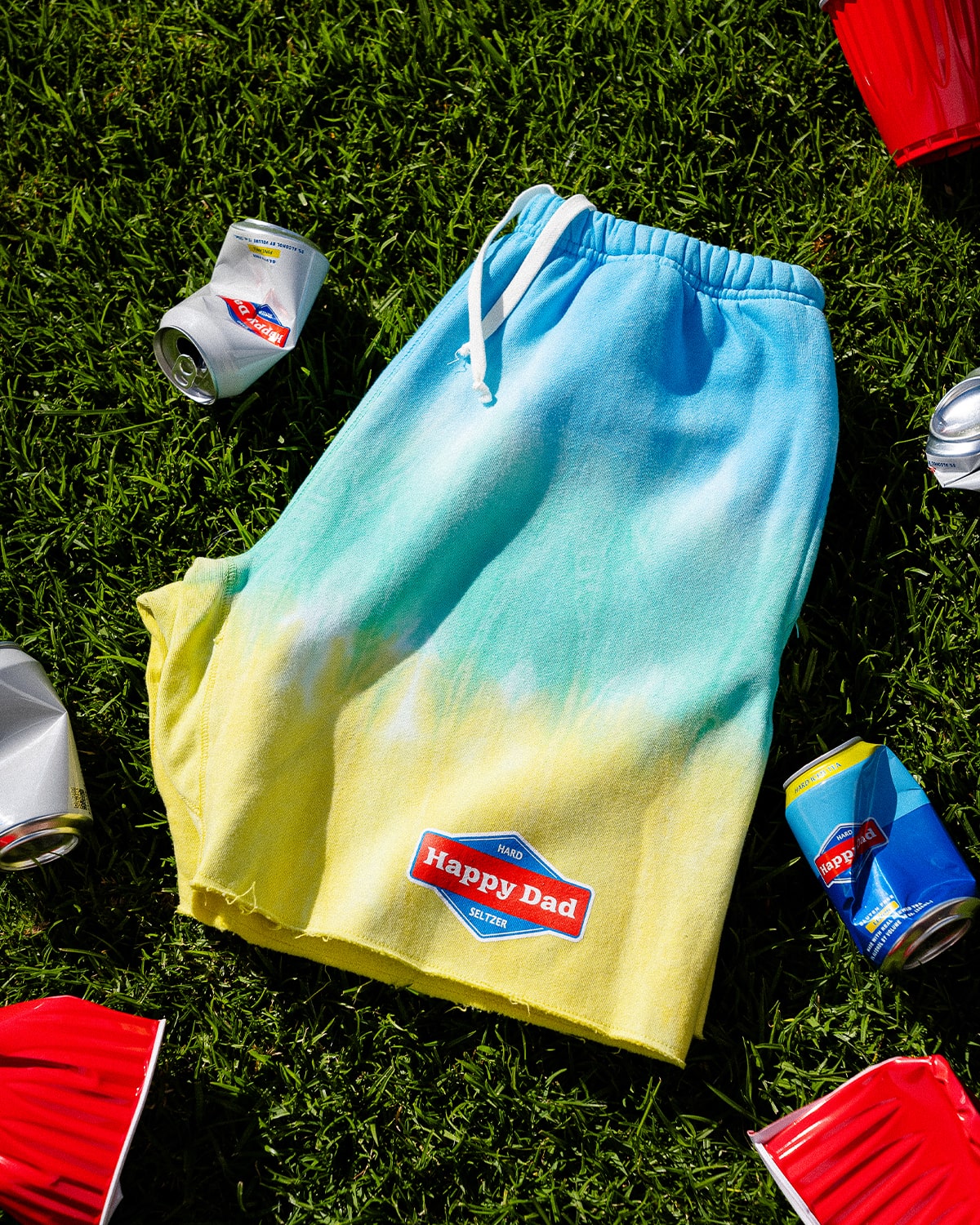 Happy Dad Festival Shorts (Tie Dye)