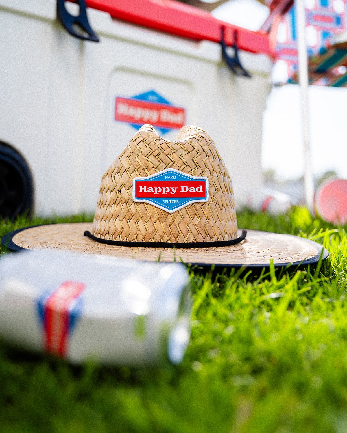 Happy Dad Straw Hat