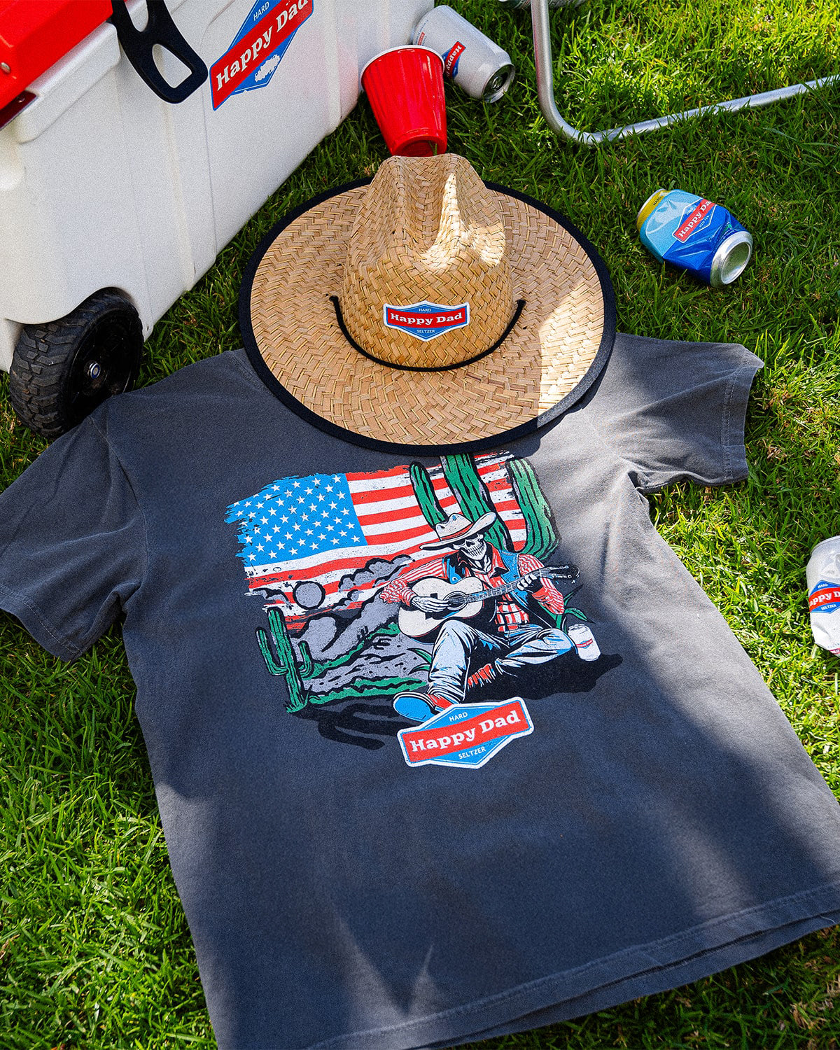 Happy Dad Vintage American Desert Country Tee (Pepper)