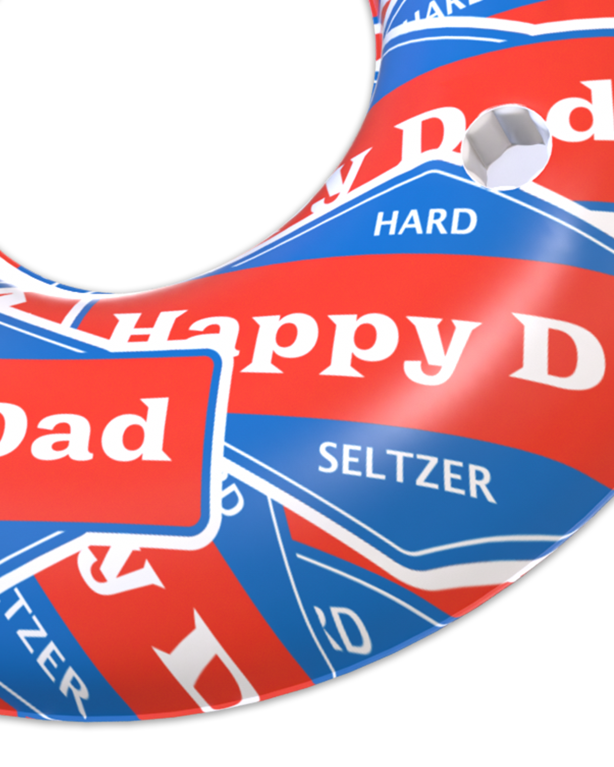 Happy Dad Inflatable Tube Float