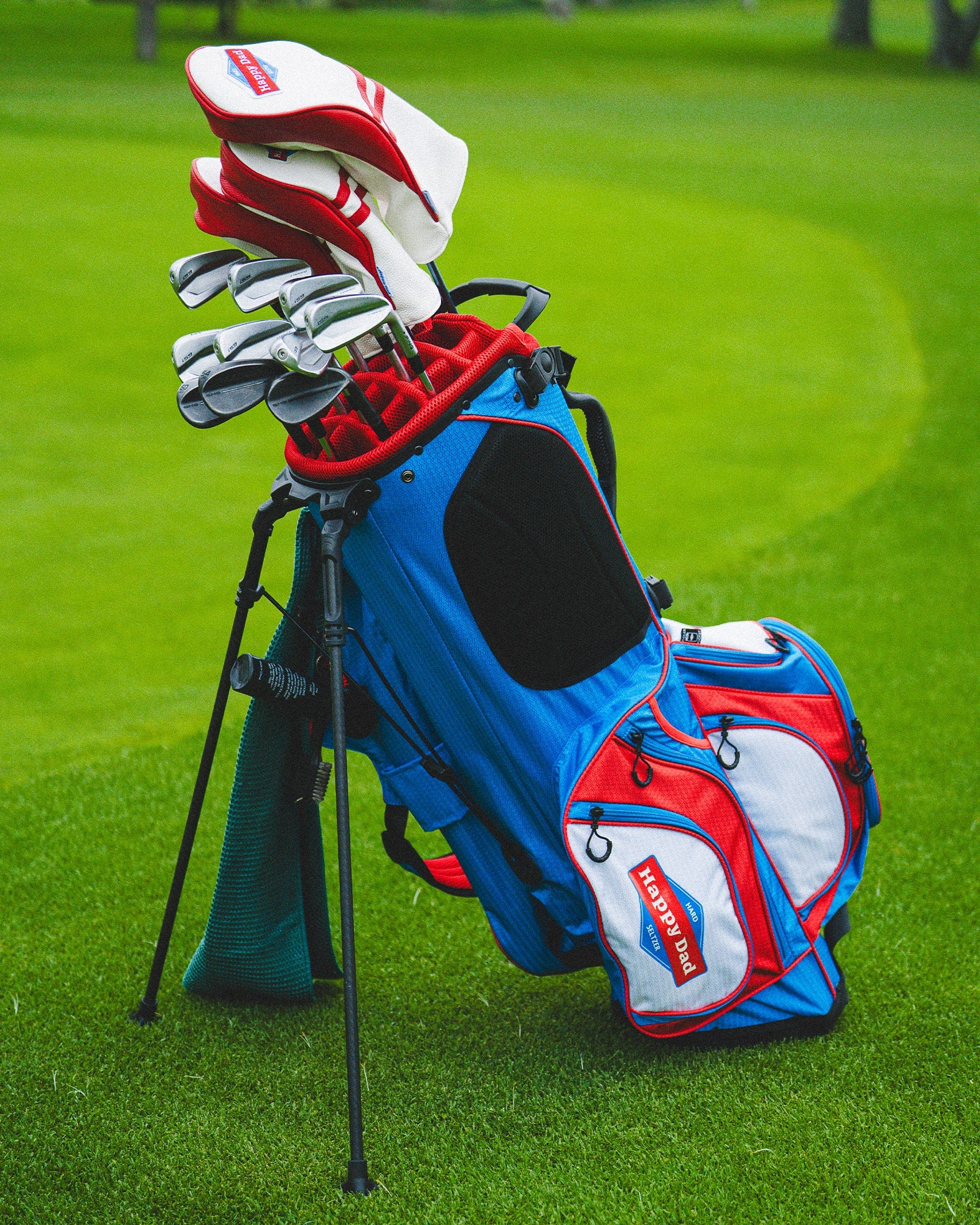 Happy Dad Golf Woods Head Cover Set