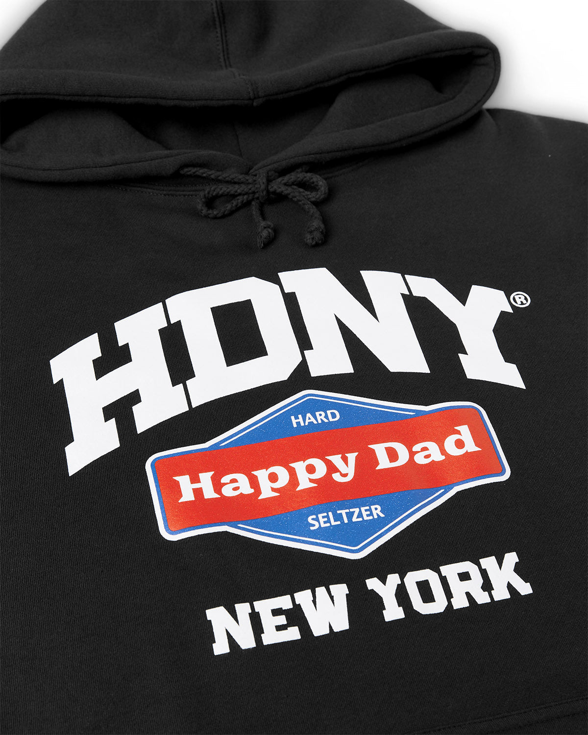 Happy Dad New York Hoodie - Black