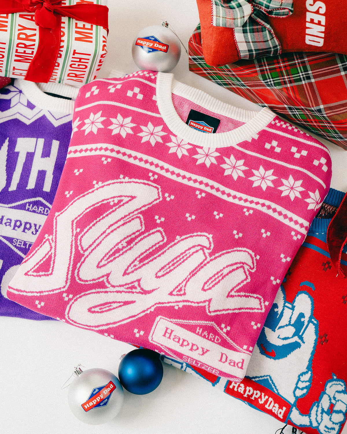 Happy Dad x Suga Sean Ugly Sweater (Pink)