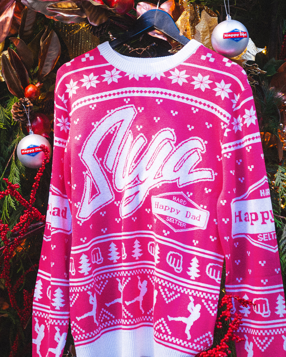 Happy Dad x Suga Sean Ugly Sweater (Pink)