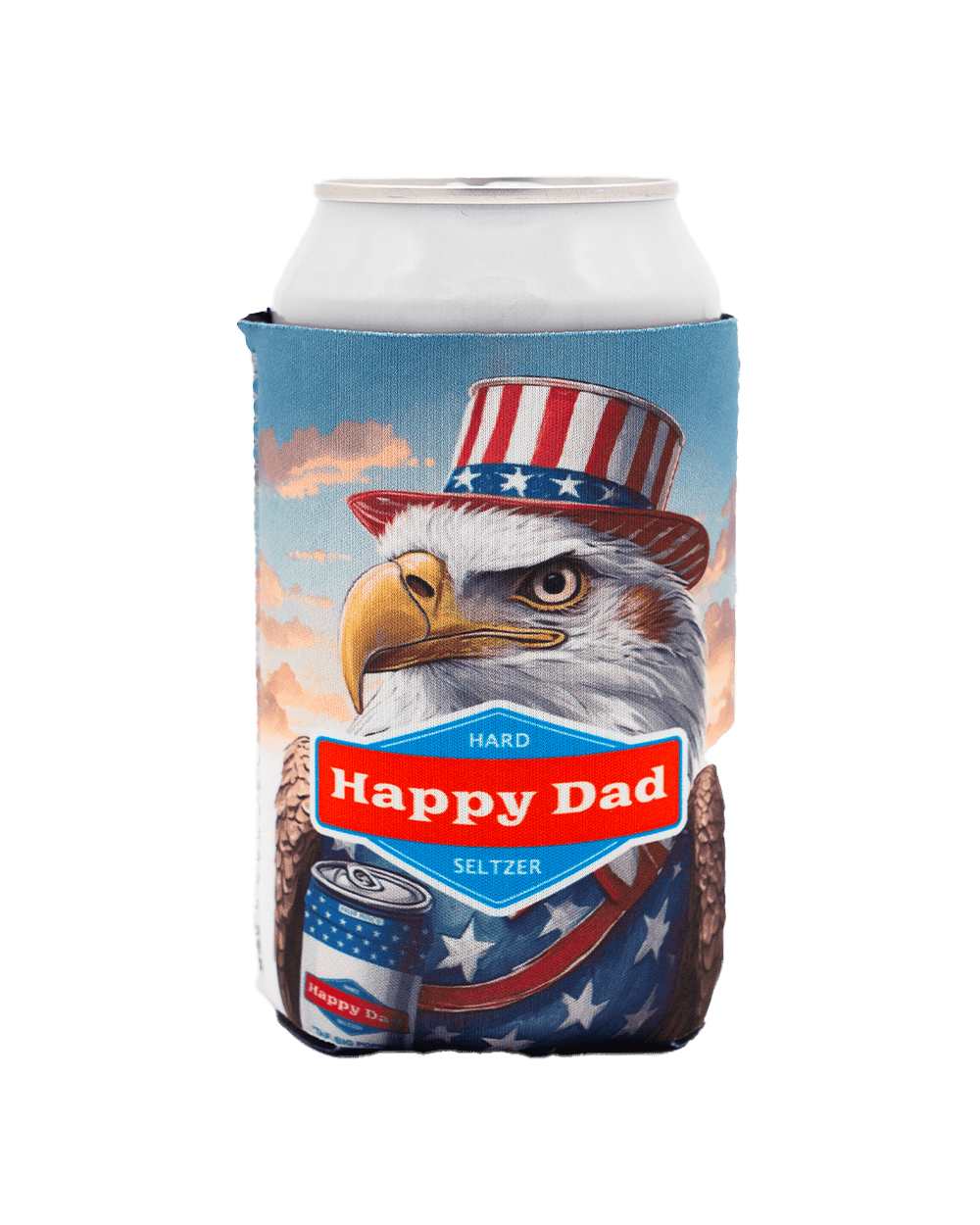 Happy Dad Can Sleeve 12oz (Eagle)