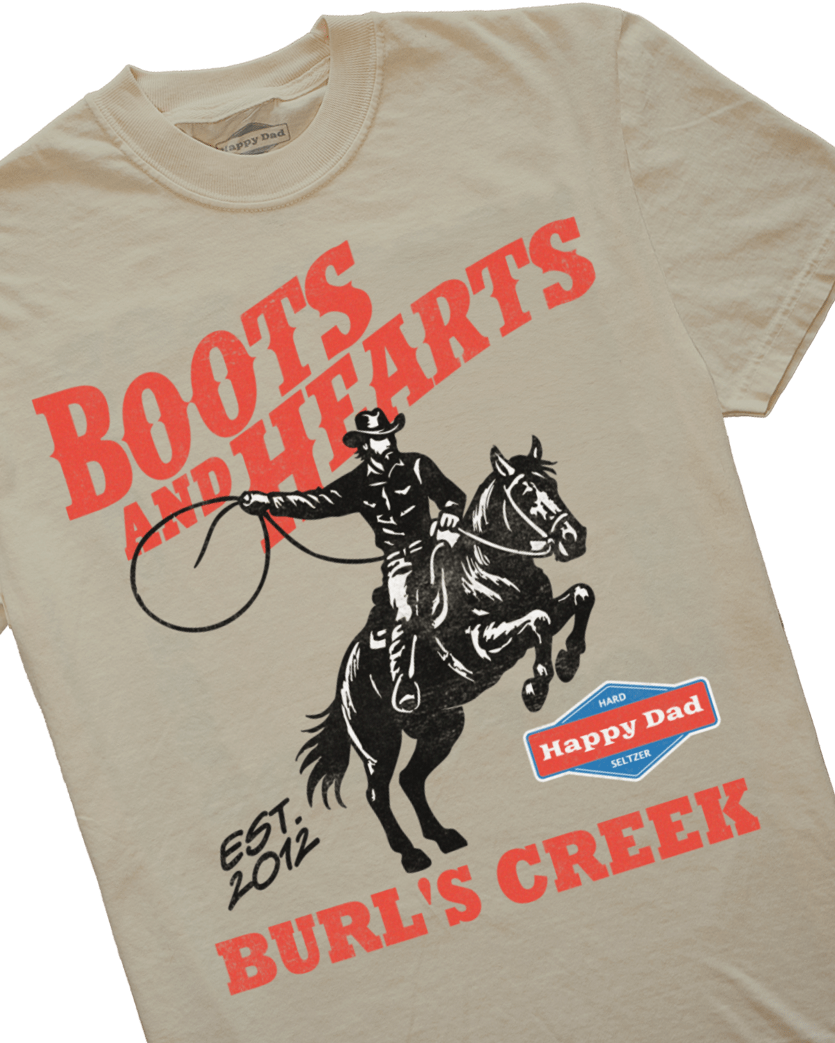 Happy Dad x Boots & Hearts Lasso Tee
