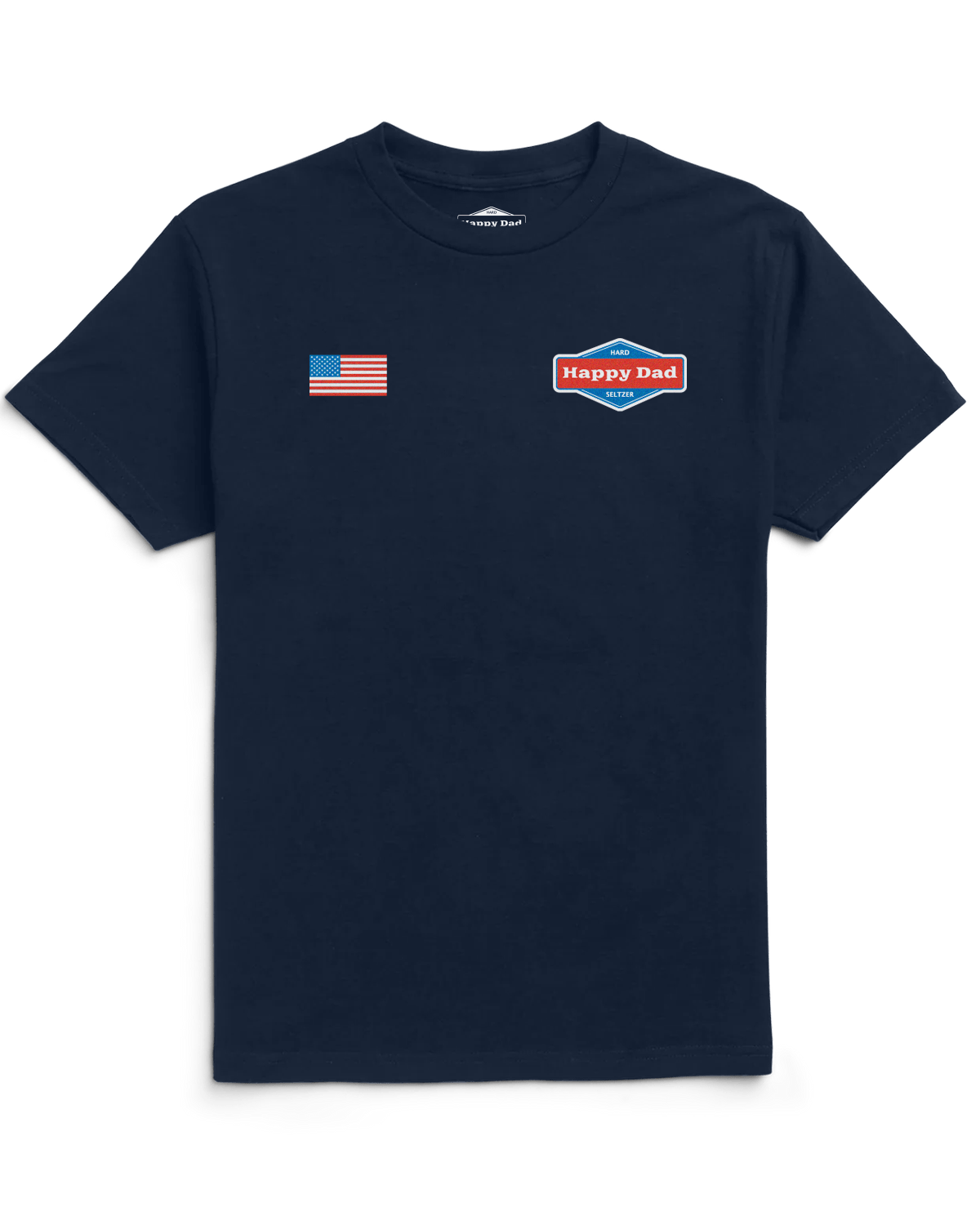 Happy Dad Vintage Mount Rushmore USA Tee (Navy Blue)