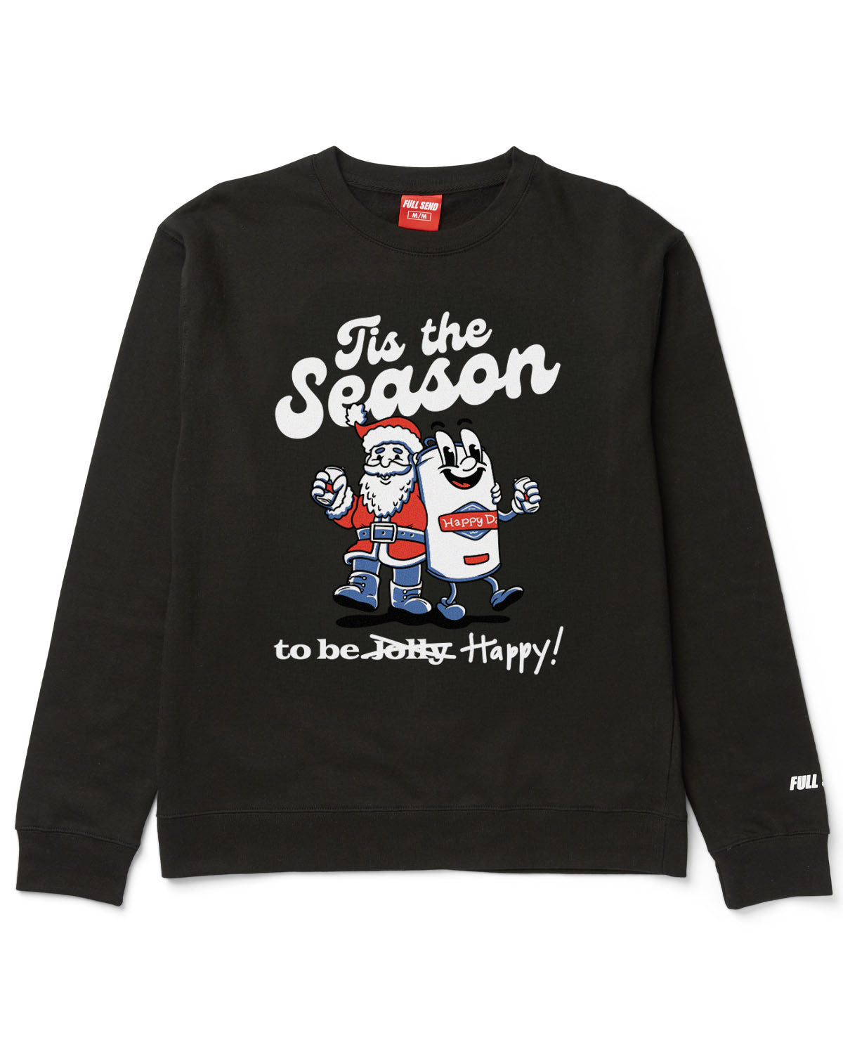 Holiday Tis The Season Crewneck (Black)