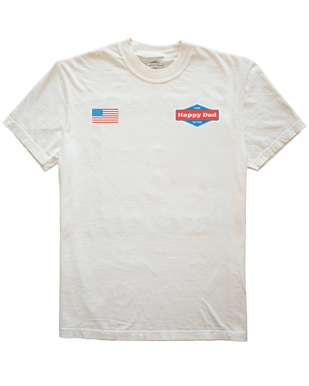 Happy Dad Vintage Monster Truck USA Tee (Ivory)