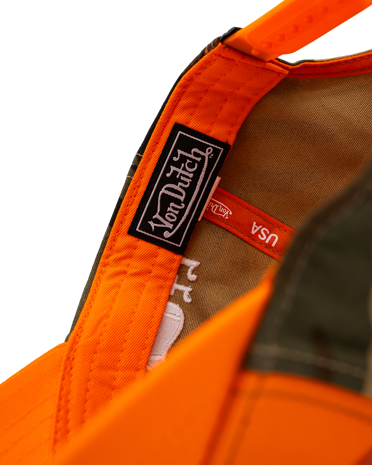 Happy Dad x Von Dutch Trucker Hat (Orange/Camo)
