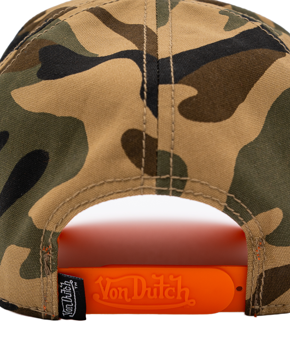 Happy Dad x Von Dutch Trucker Hat (Orange/Camo)