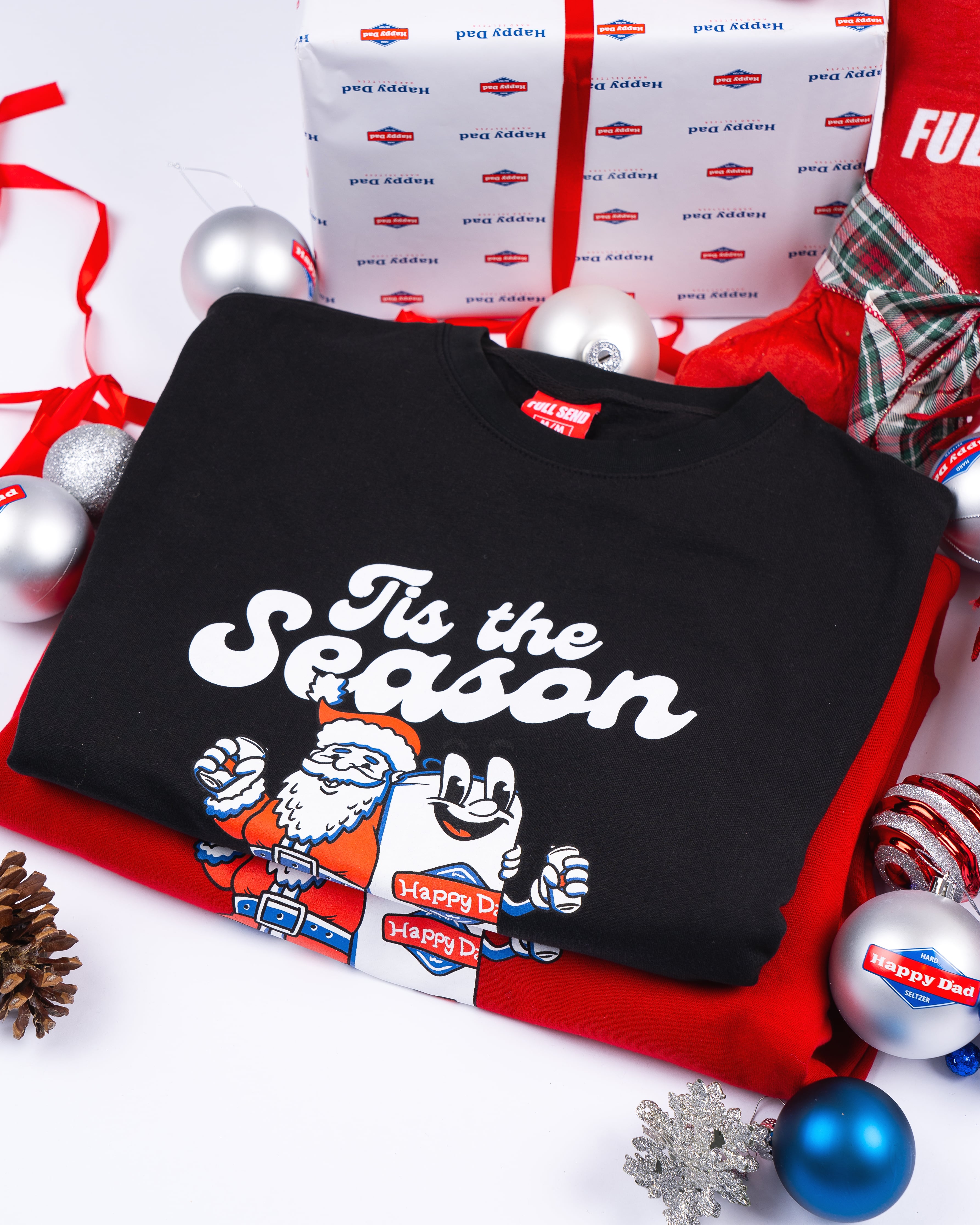 Holiday Tis The Season Crewneck (Black)