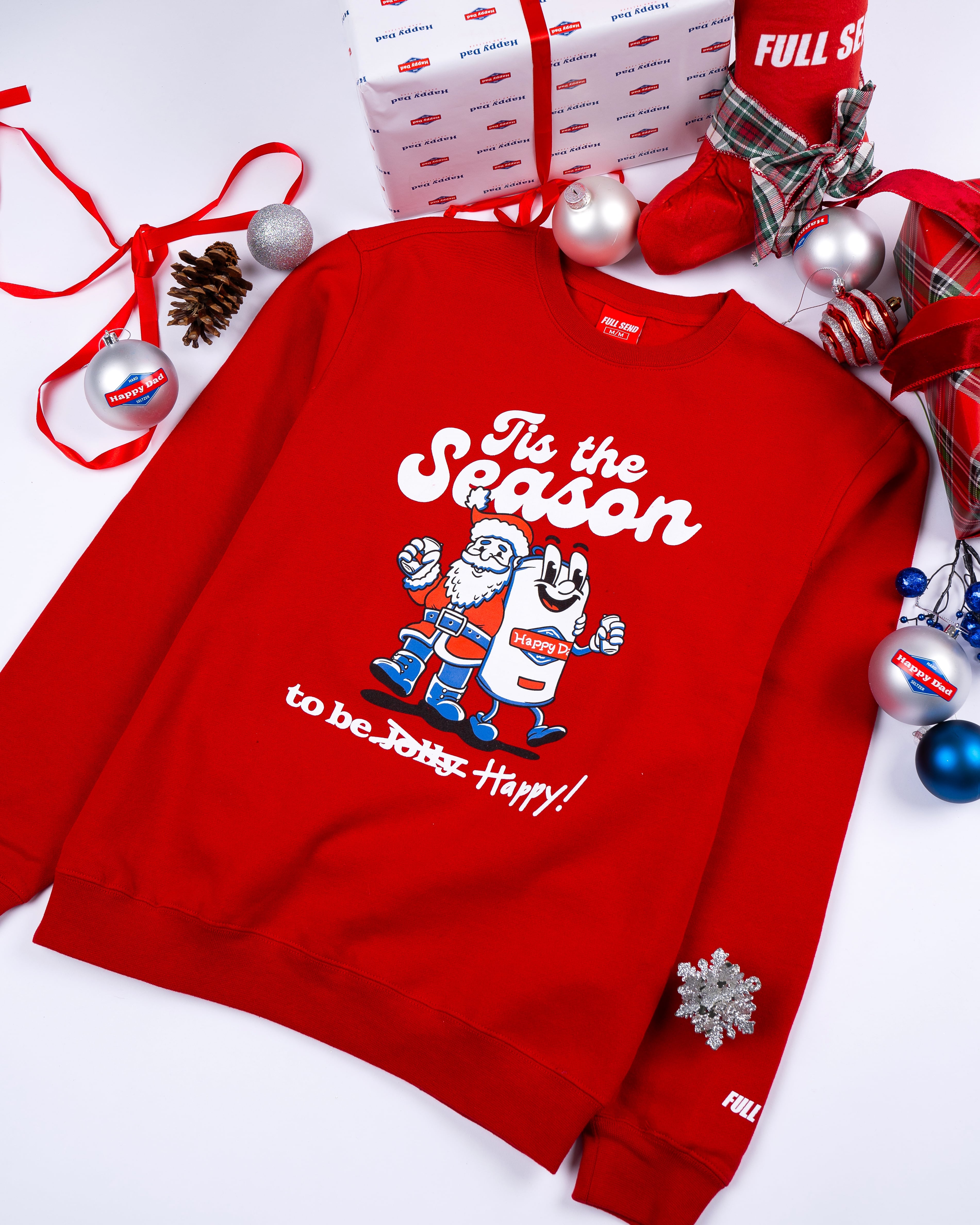 Holiday Tis The Season Crewneck (Red)