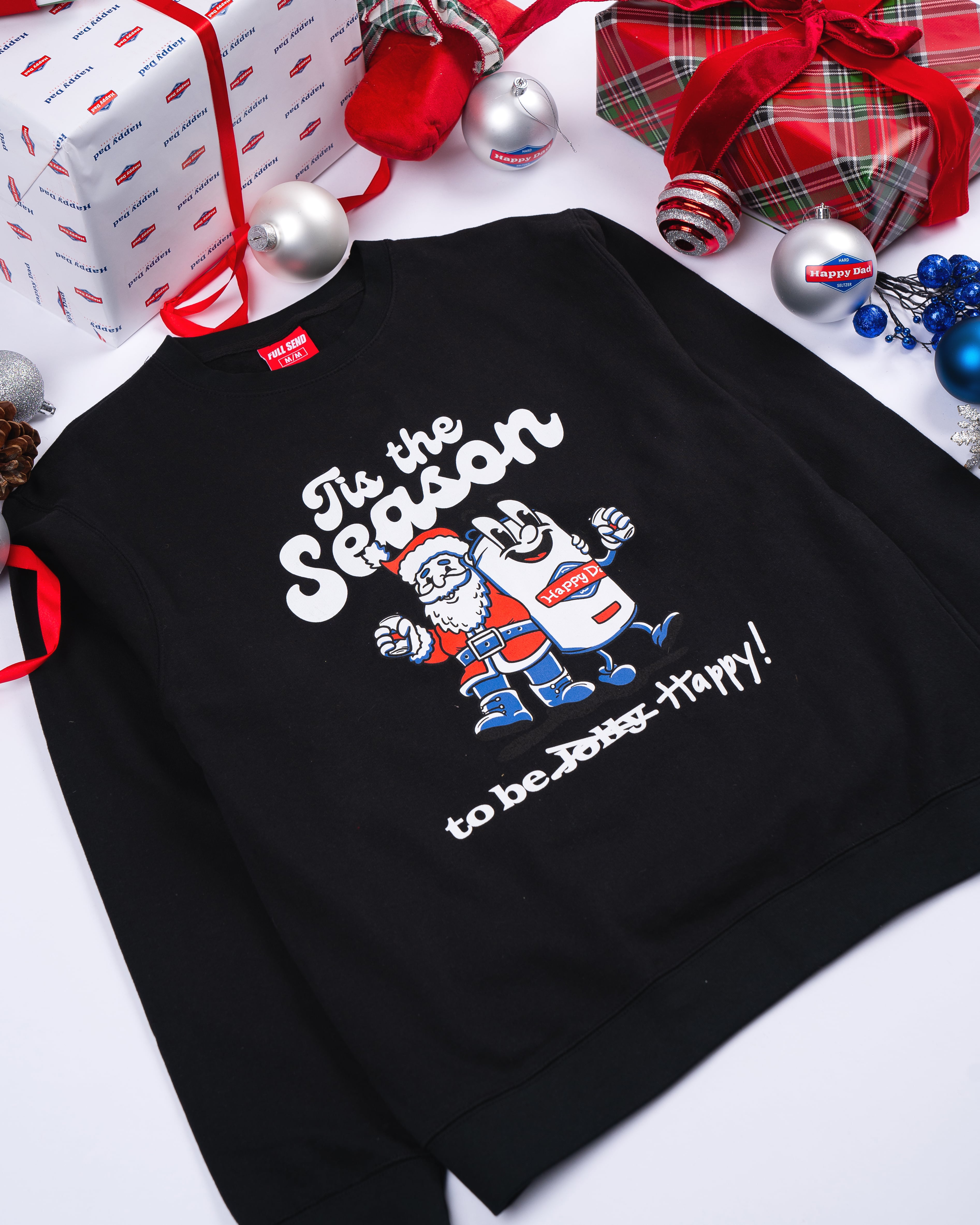 Holiday Tis The Season Crewneck (Black)