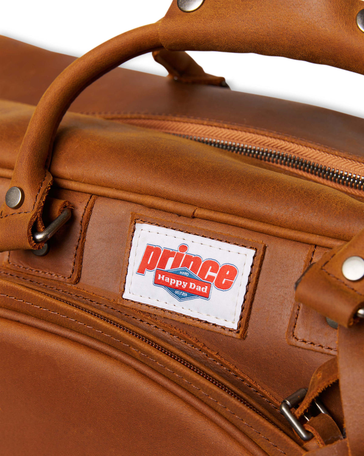 Happy Dad Tennis Premium Leather Bag