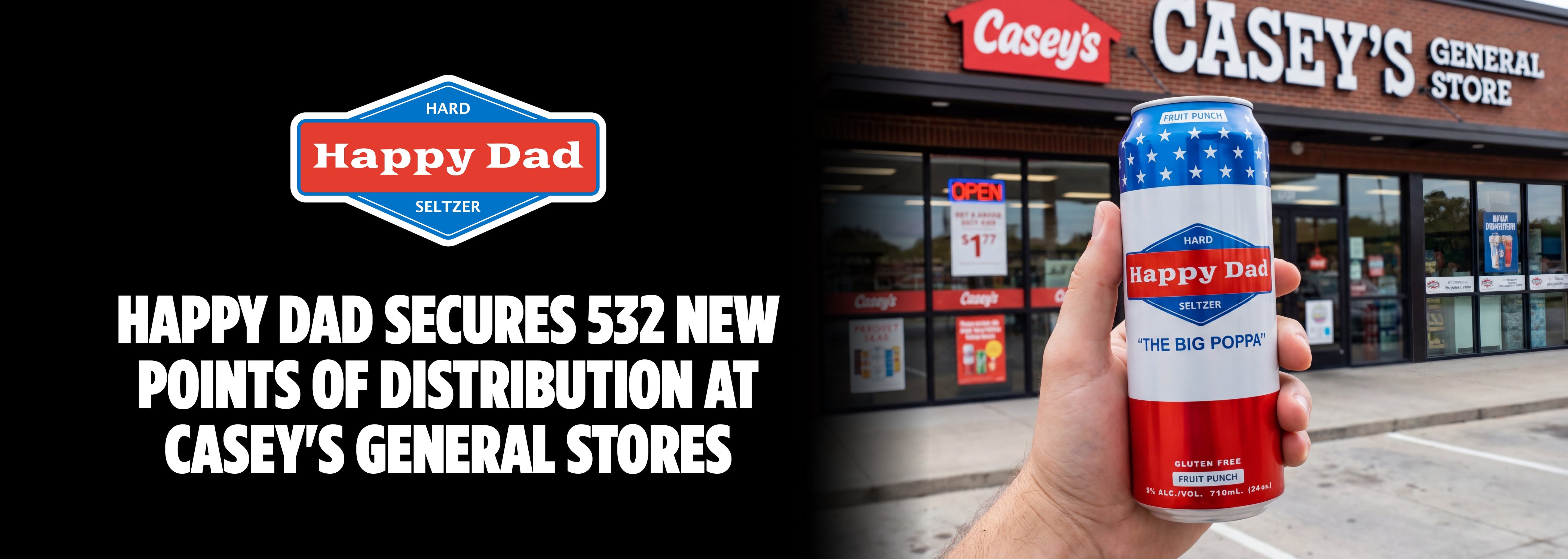 Happy Dad Secures 532 New Points of Distribution at Casey's General Stores