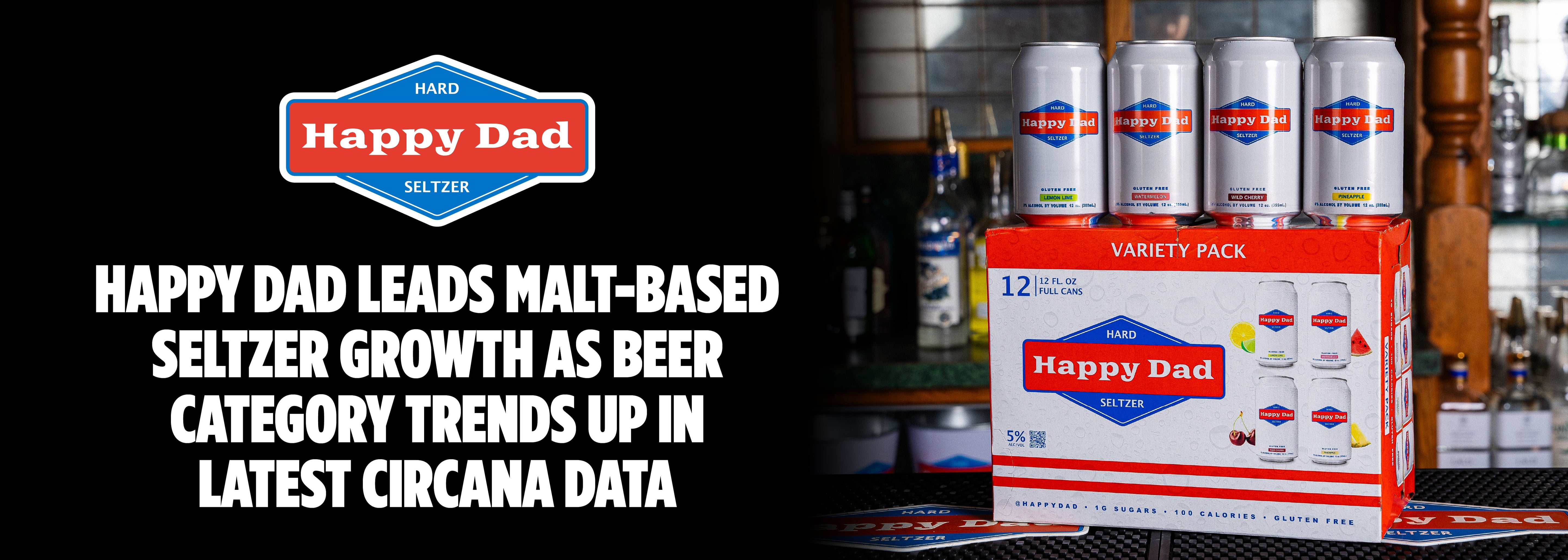 Happy Dad Leads Malt-Based Seltzer Growth as Beer Category Trends Up in Latest Circana Data