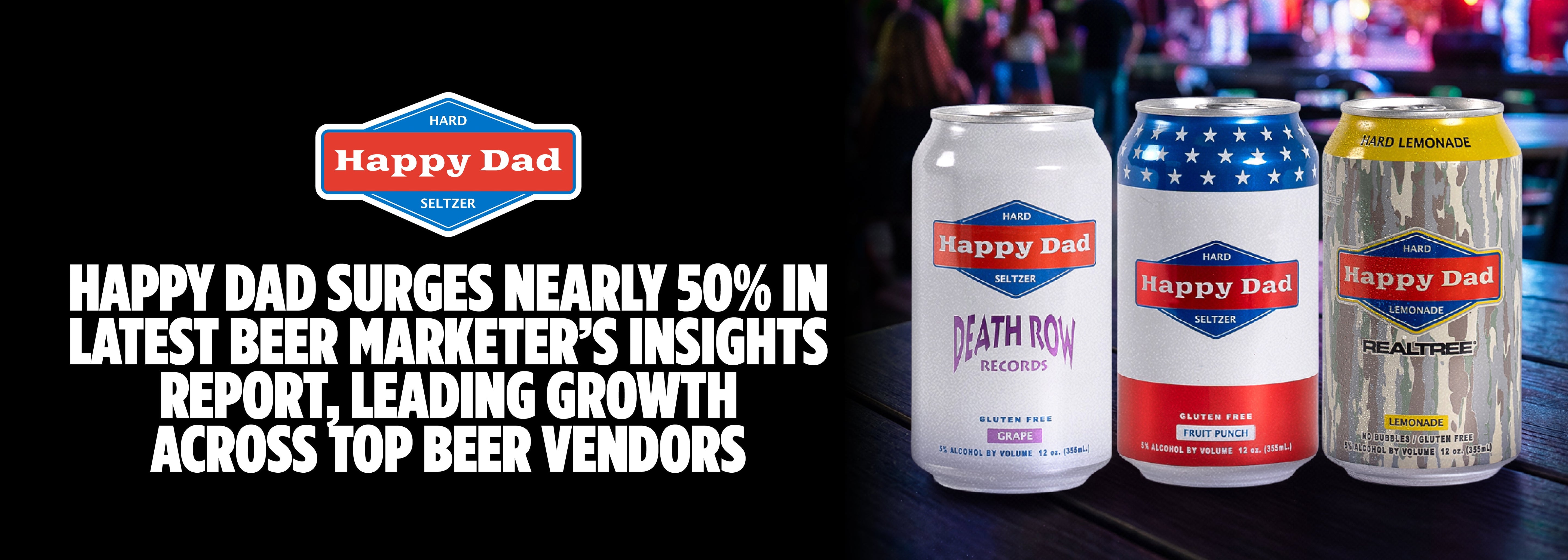 Happy Dad Surges Nearly 50% in Latest Beer Marketer’s Insights Report, Leading Growth Across Top Beer Vendors