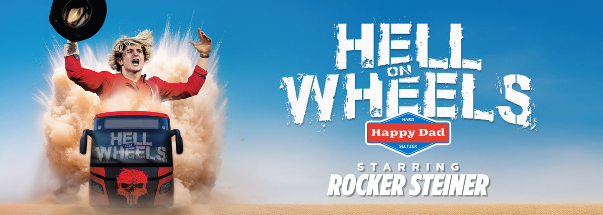 Happy Dad Sponsors Rocker Steiner’s “Hell on Wheels” on The Cowboy Cha
