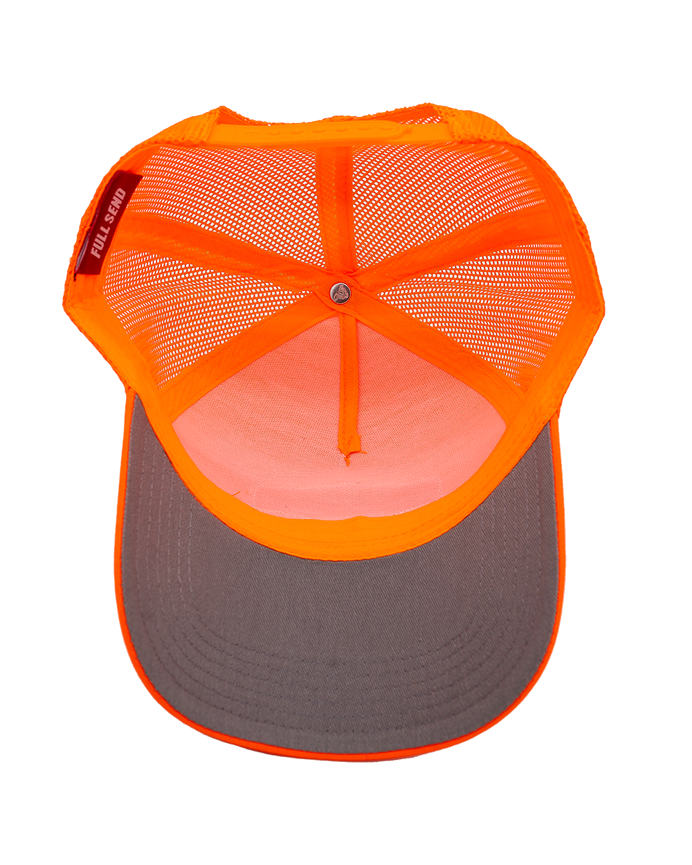 Happy Dad Trucker Hat (Neon Orange)