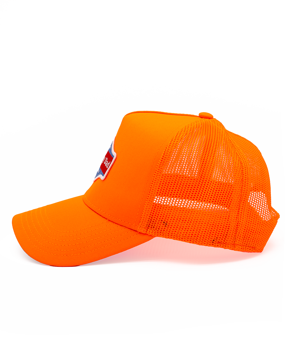 Happy Dad Trucker Hat (Neon Orange)