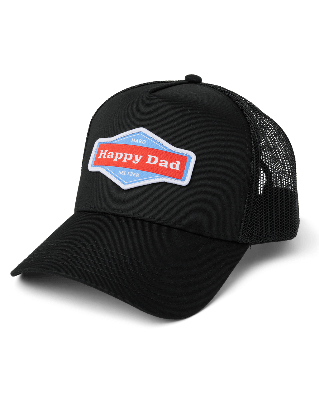 Happy Dad Trucker Hat (Black)