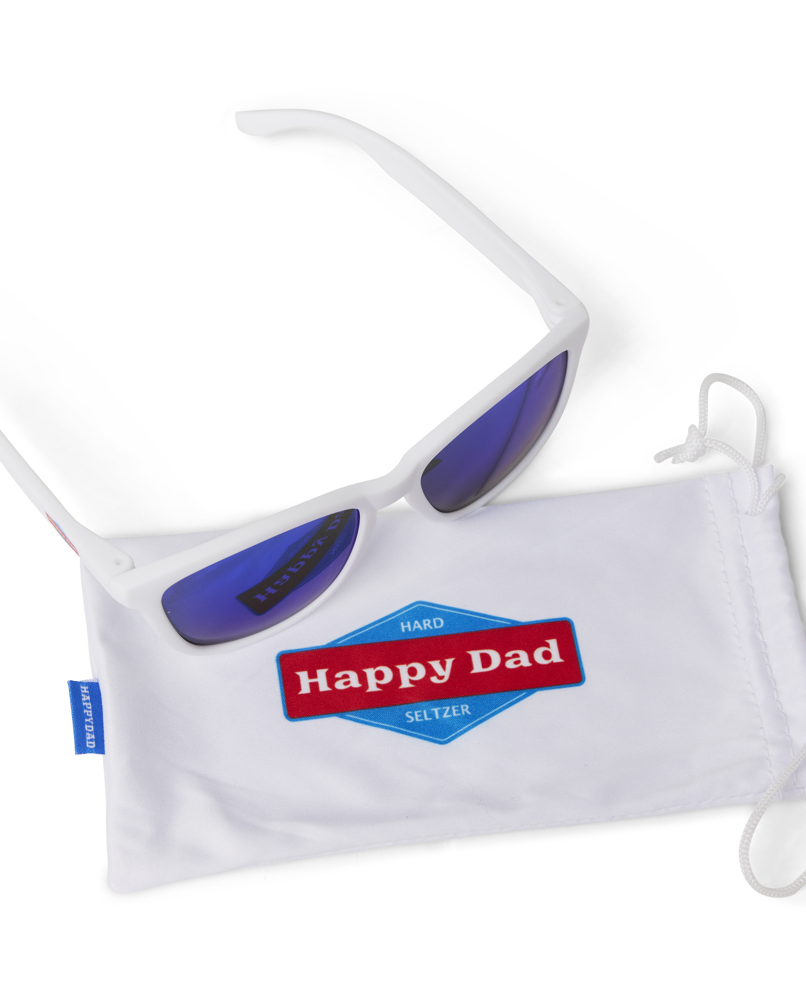 White 2025 dad sunglasses