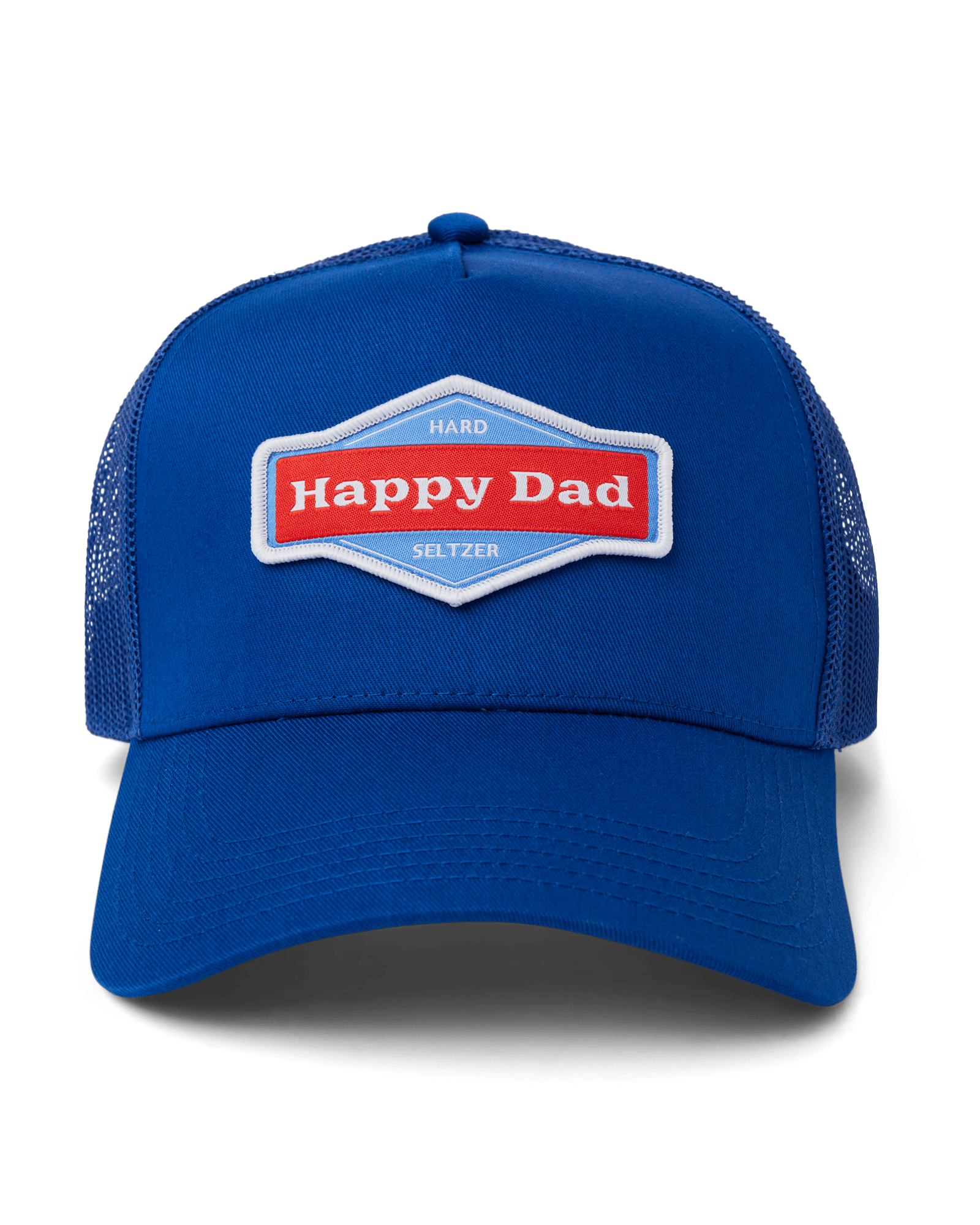 Happy Dad Trucker Hat (Royal Blue)