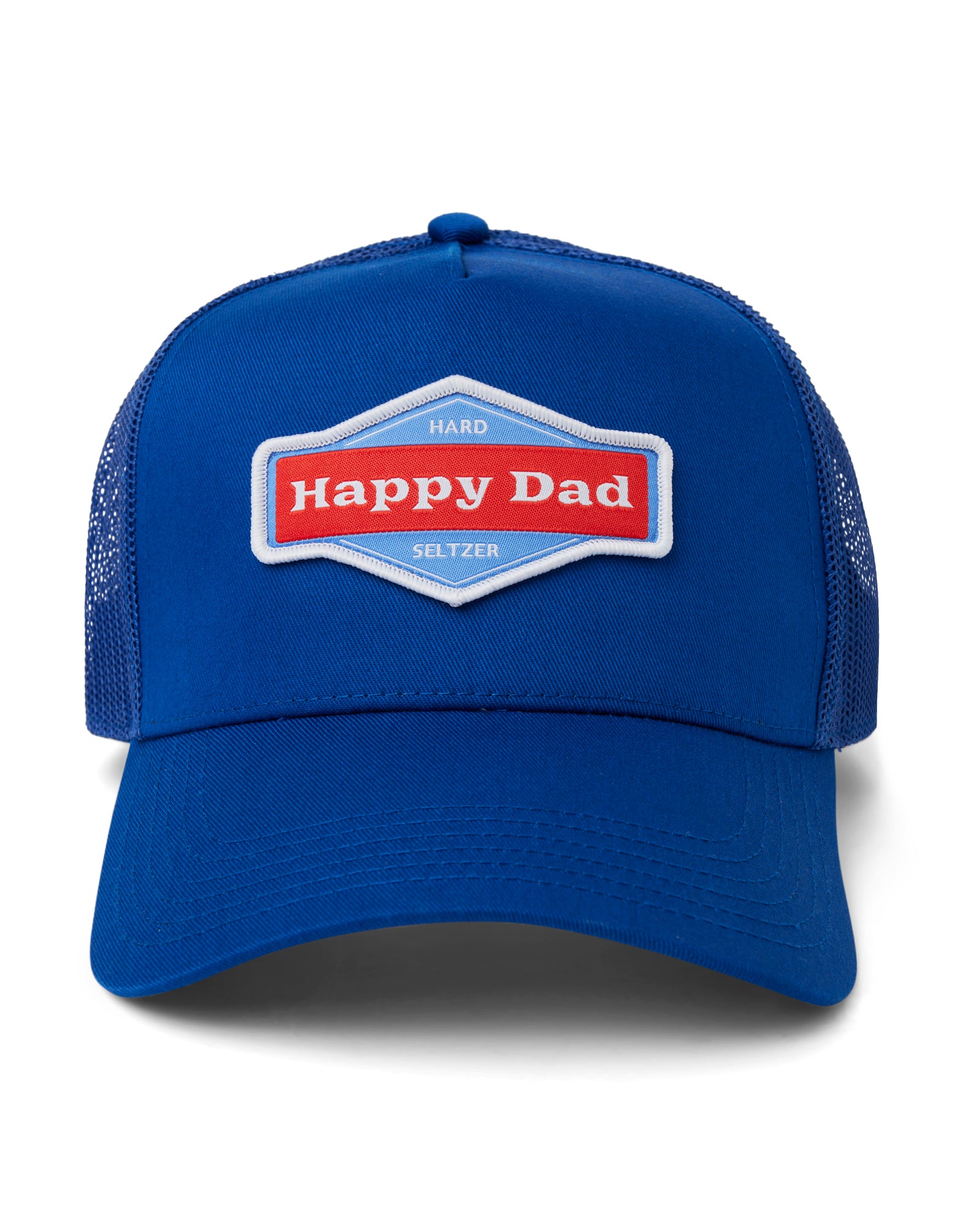 Happy Dad Trucker Hat (Royal Blue)