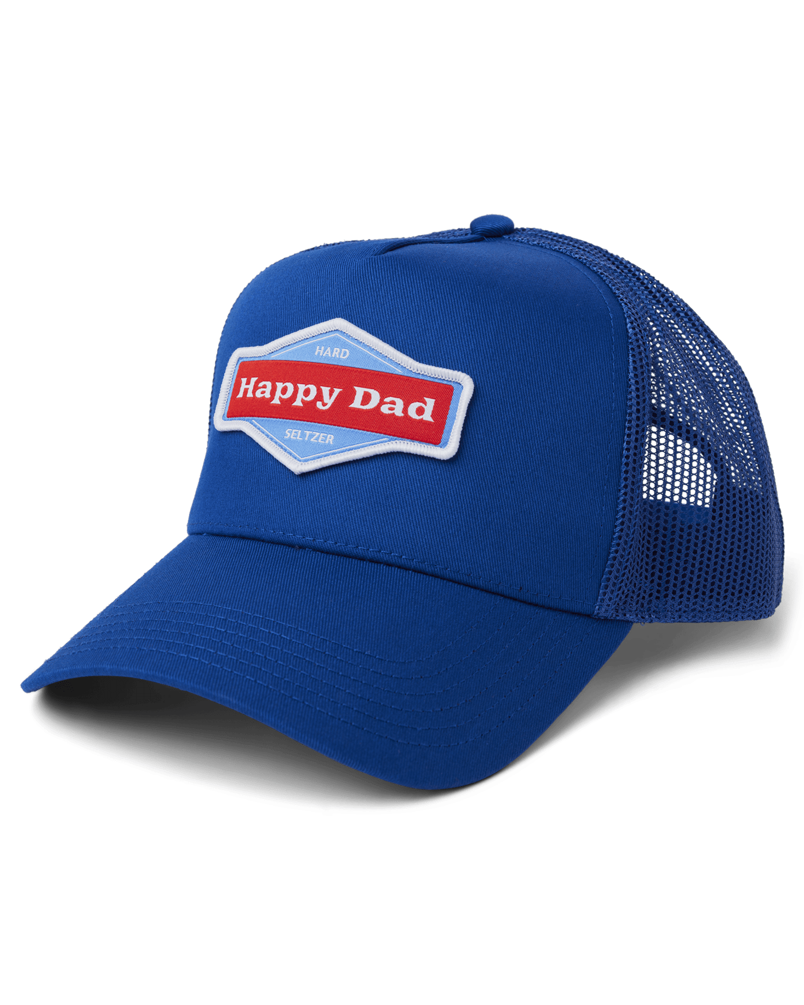 Happy Dad Trucker Hat (Royal Blue)