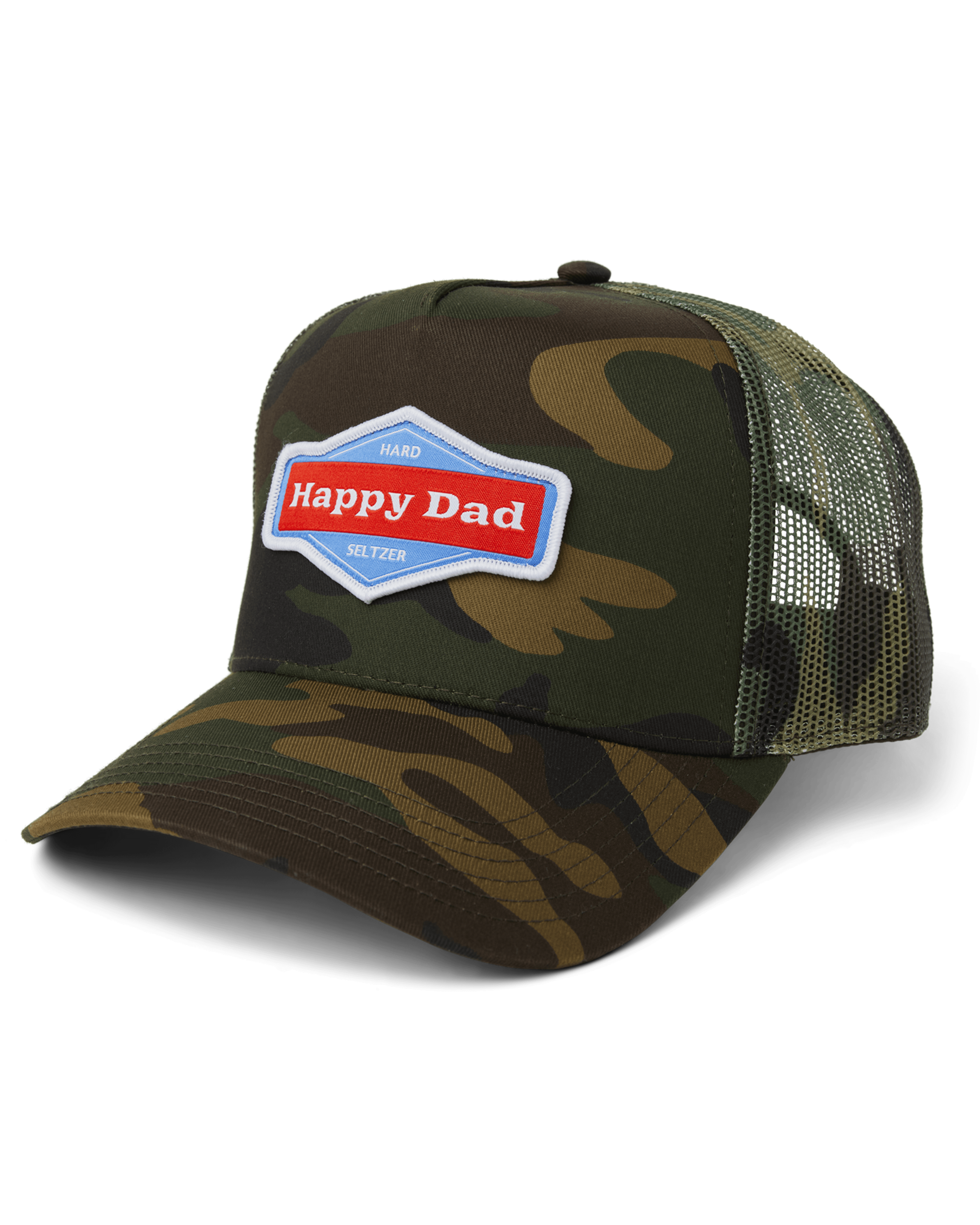 Happy Dad Trucker Hat (Camo)