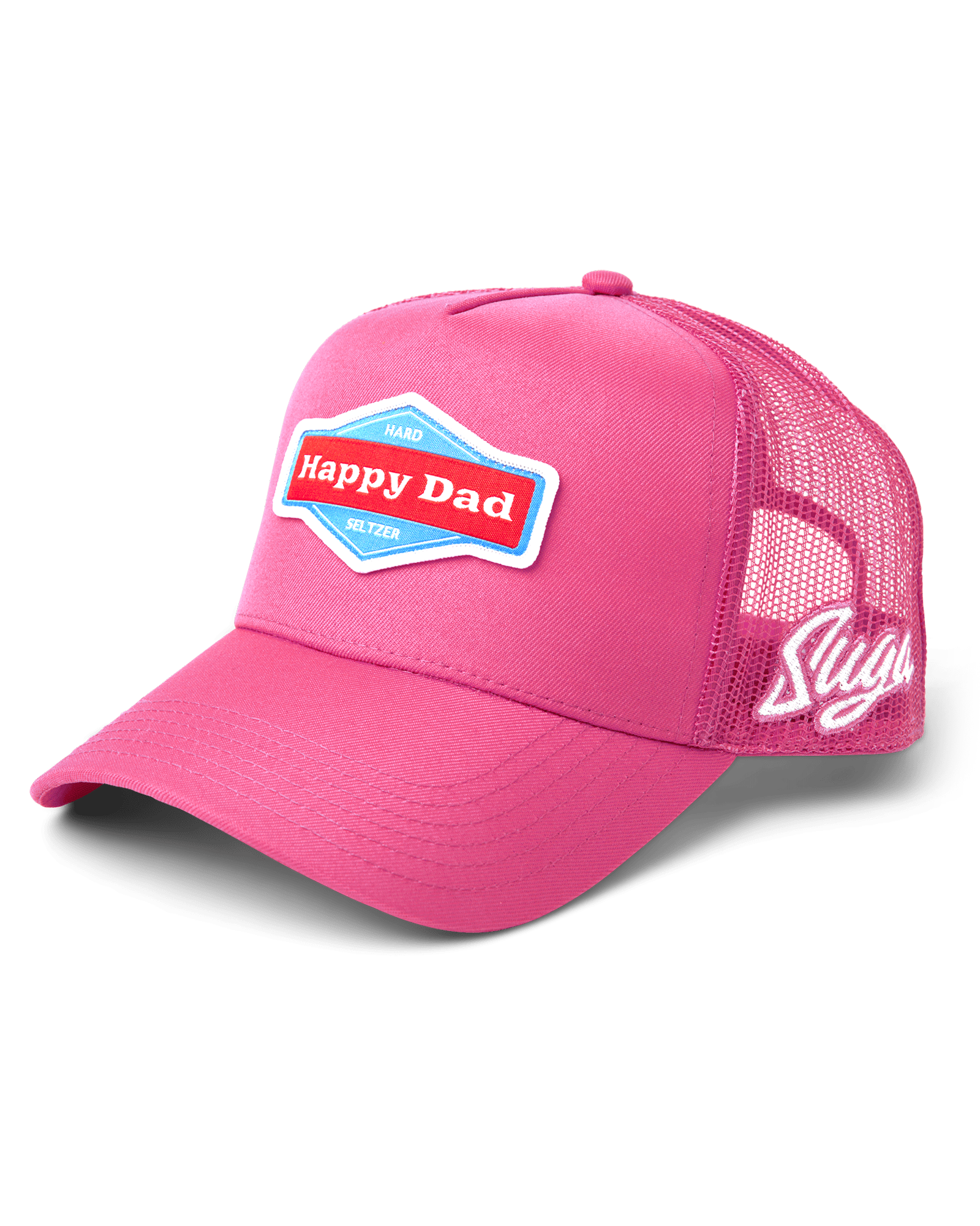 Happy Dad x Suga Sean Trucker Hat (Pink) - Main Image
