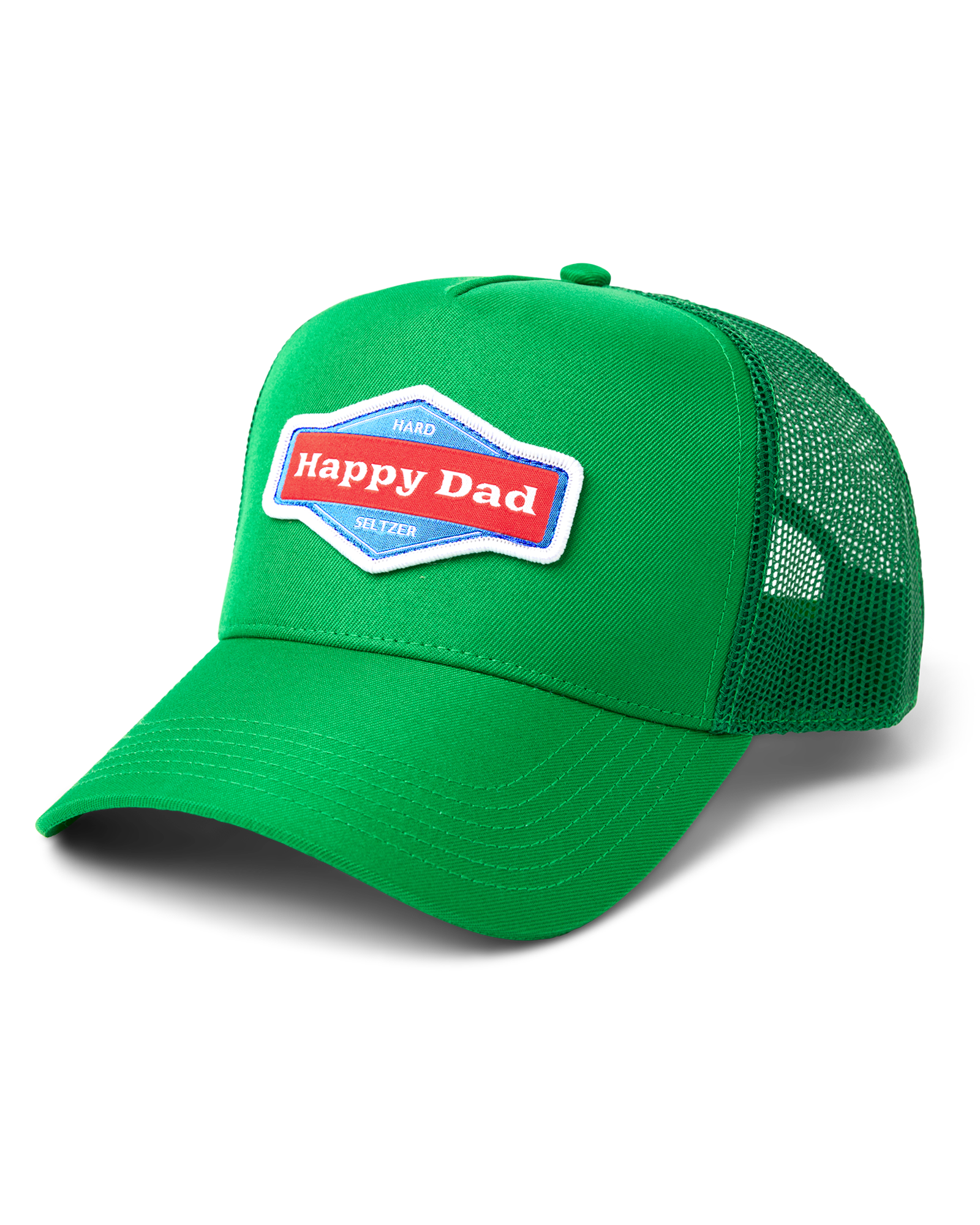 Happy Dad Trucker Hat (Green)