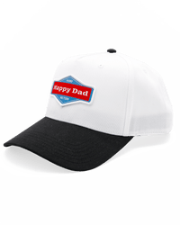 Happy Dad 2-Tone Hat (White/Black)