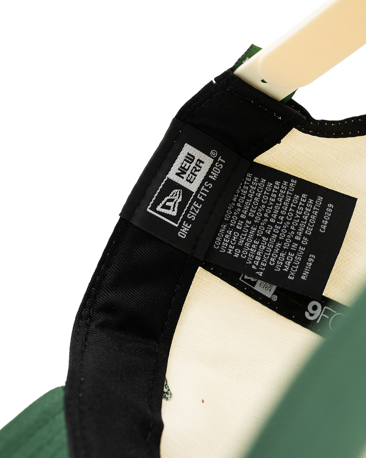 Happy Dad x New Era Corduroy A-Frame Snapback Hat (Cream/Green)