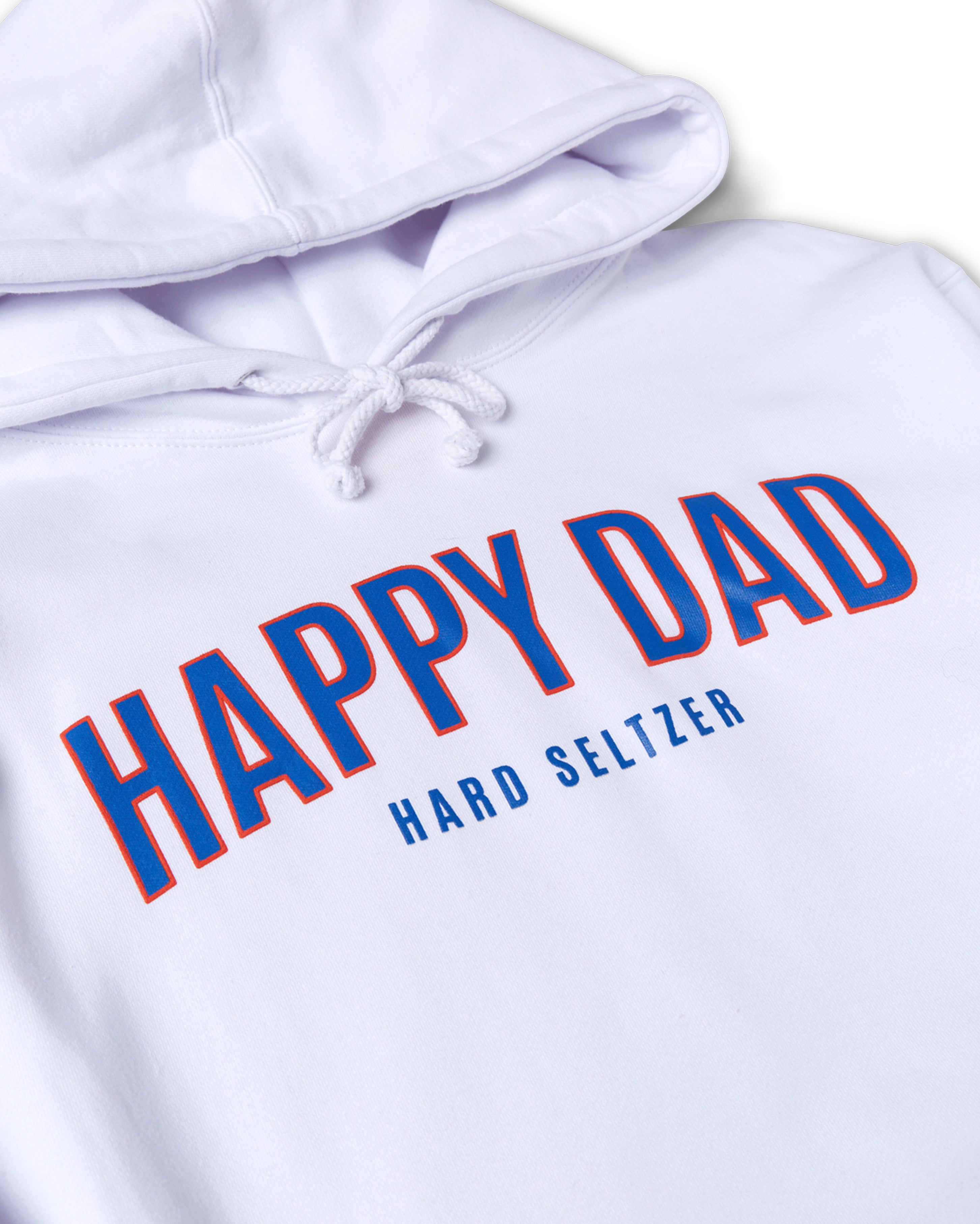 Happy Dad Arch Hoodie (White)