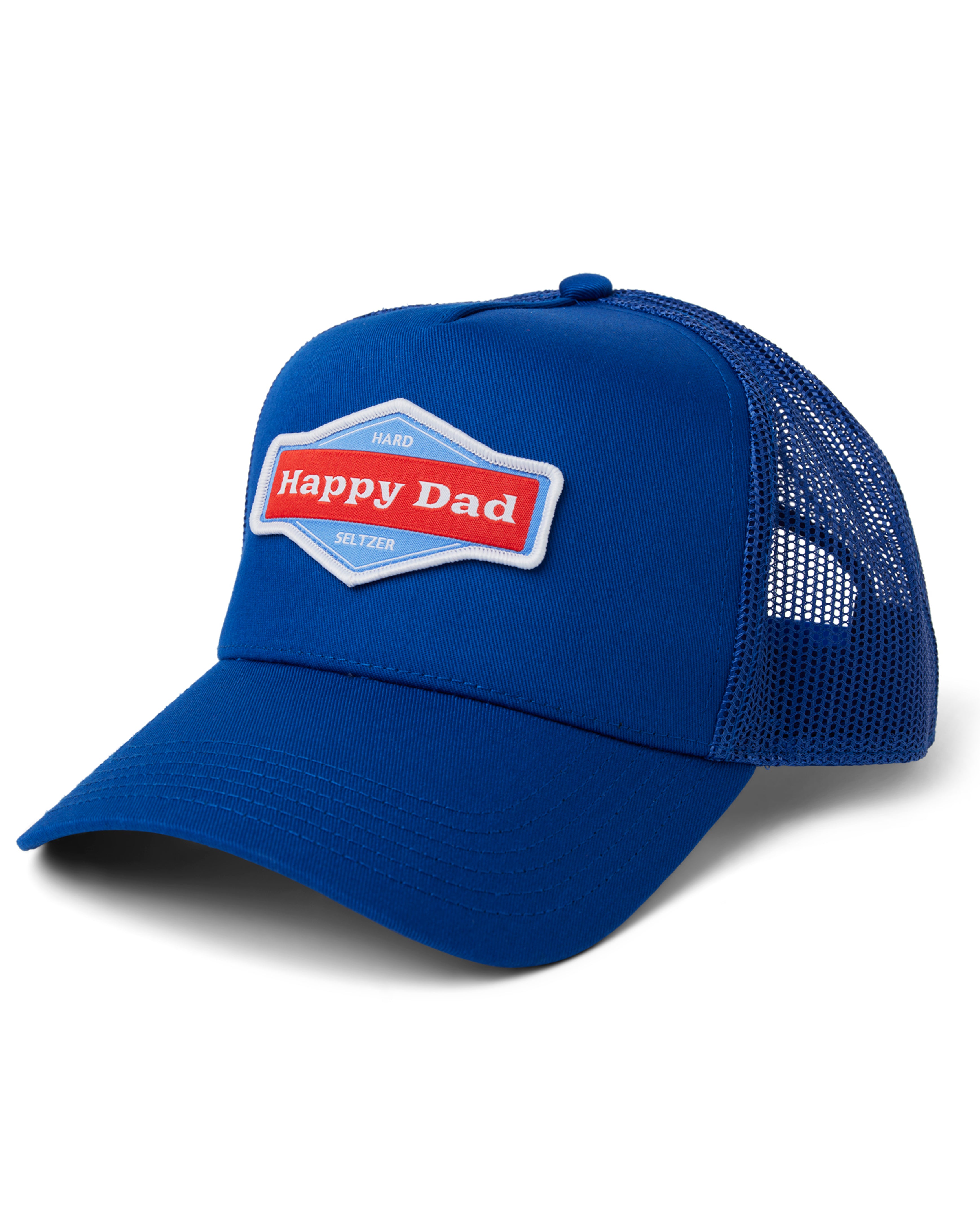 Happy Dad Trucker Hat (Royal Blue)