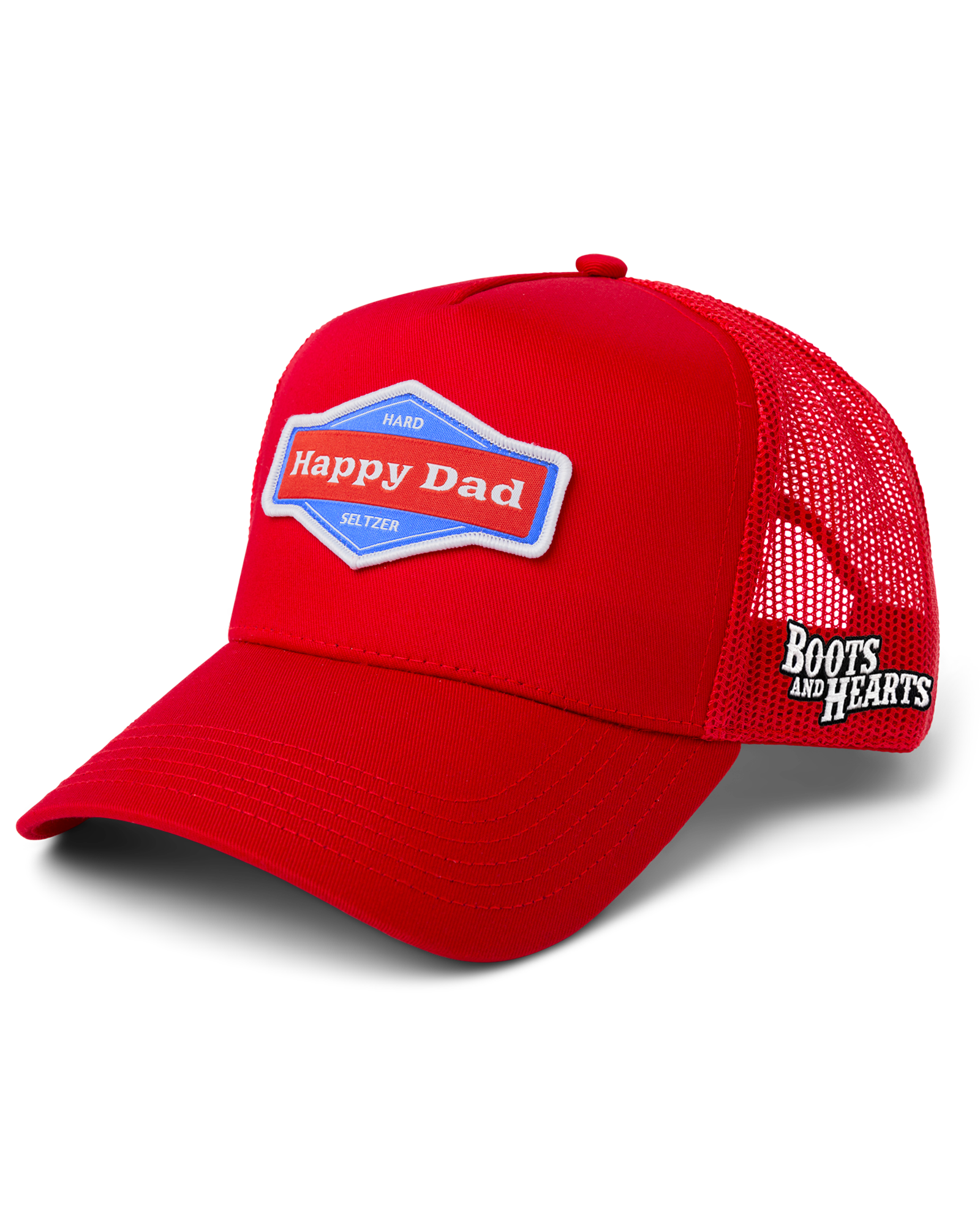 Happy Dad x Boots & Hearts Classic Trucker 2026 (Red)