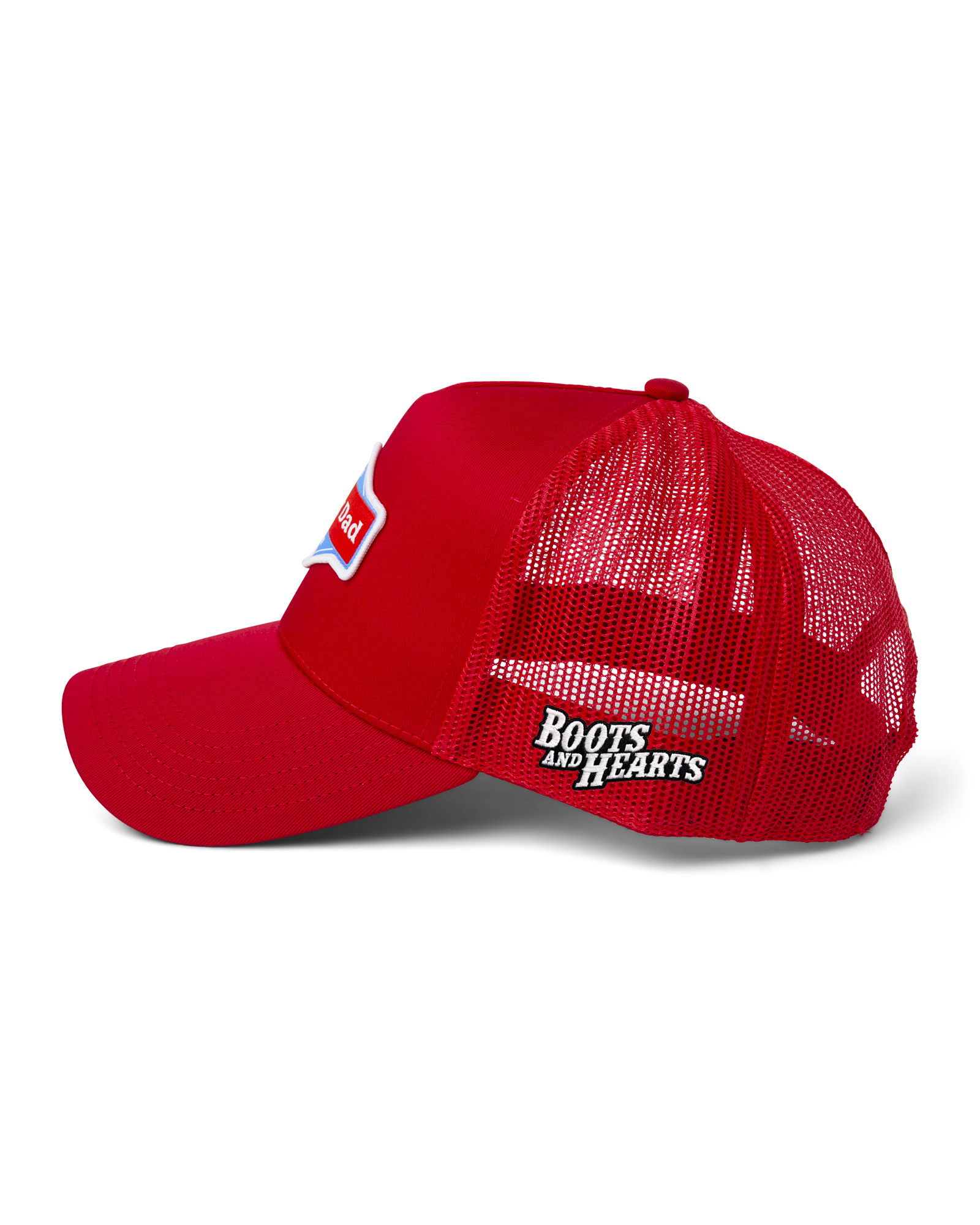 Happy Dad x Boots & Hearts Classic Trucker 2026 (Red)